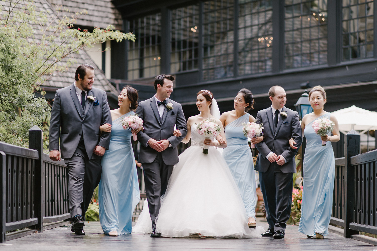 Old Mill Wedding bridal party photo