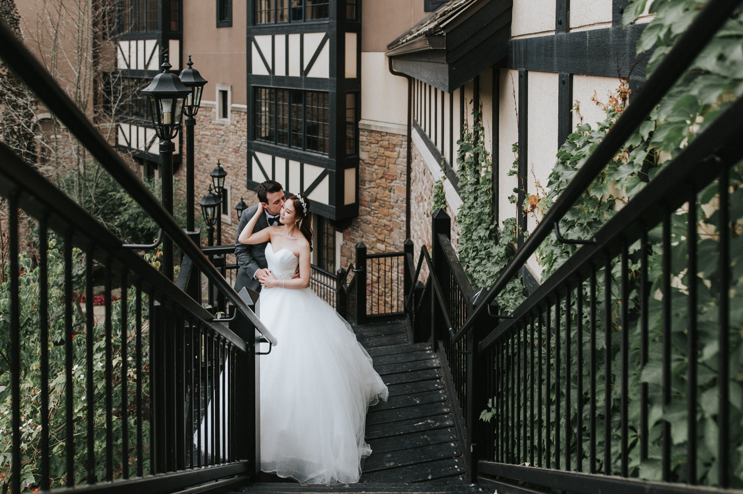 Old Mill Wedding Portrait