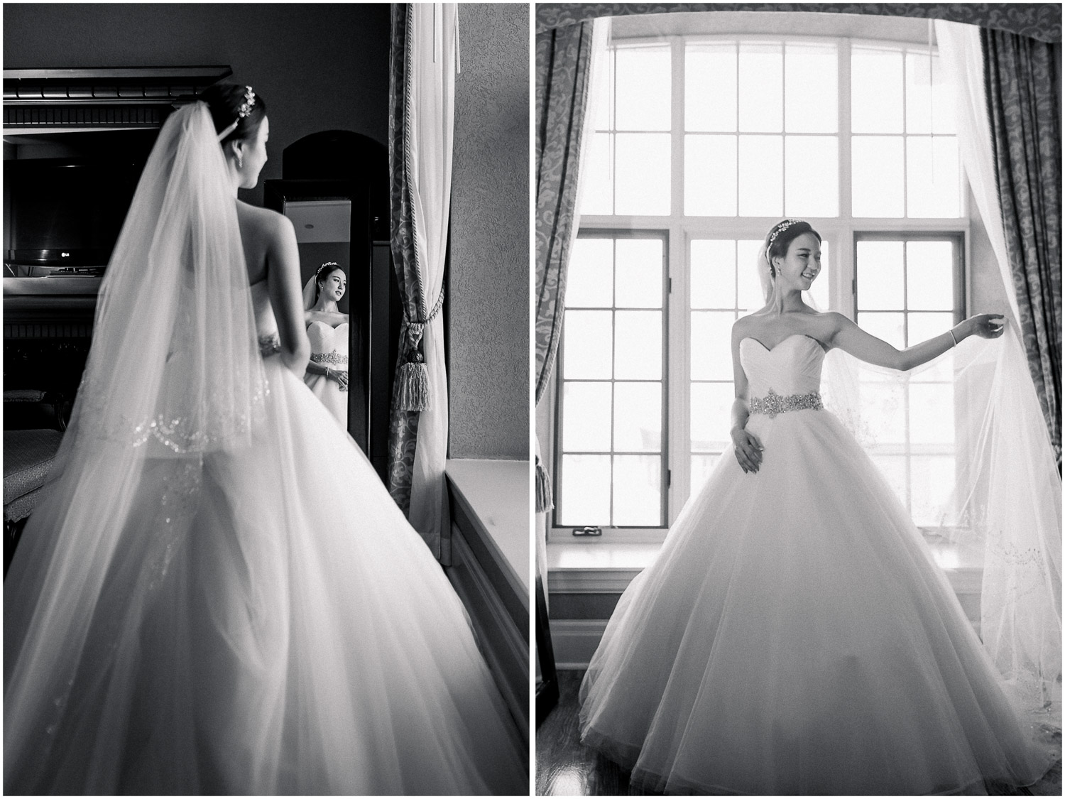 Toronto Old Mill Wedding Bridal Suite Bride portrait