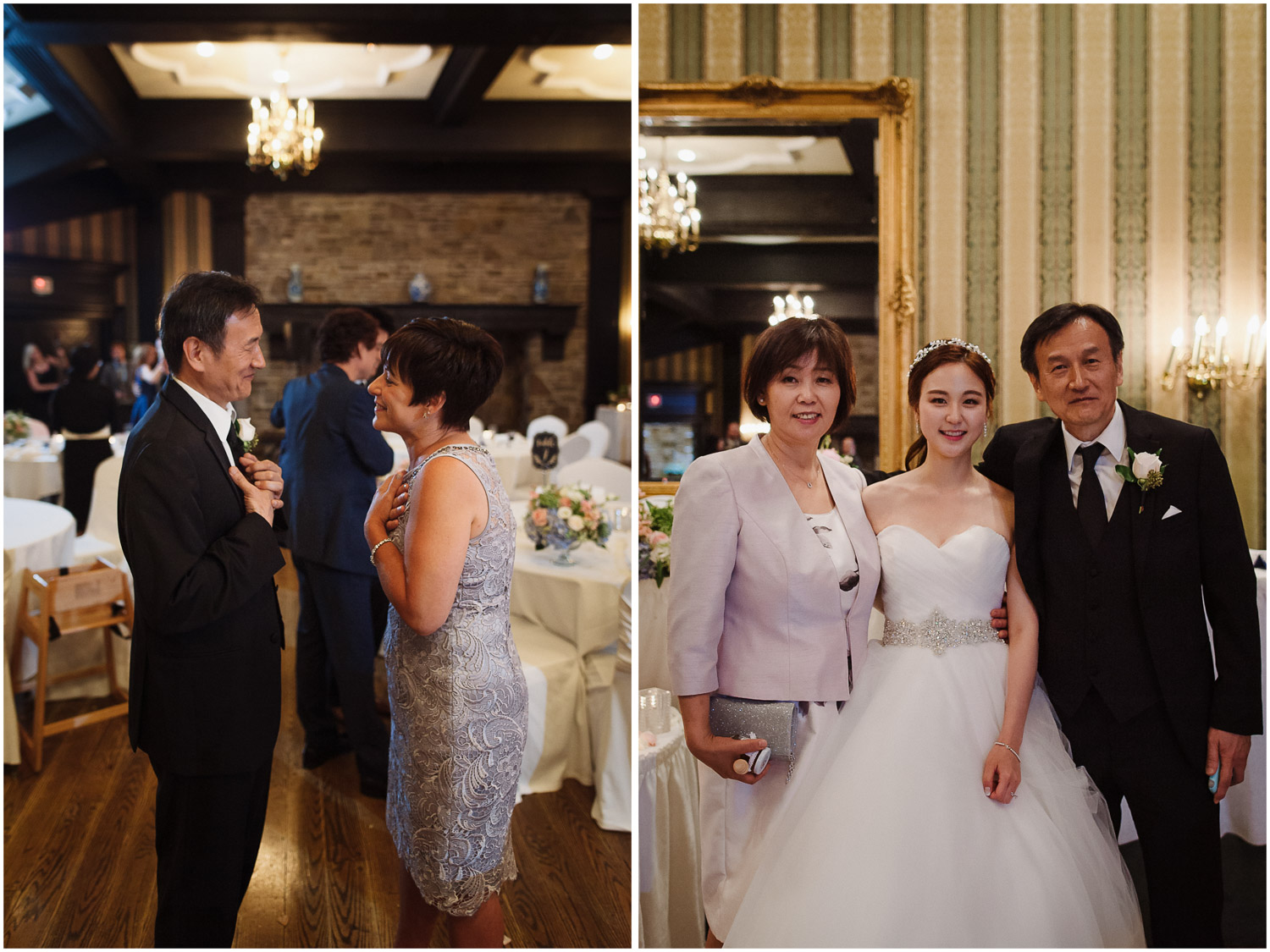 Toronto Old Mill Wedding Reception family portrait