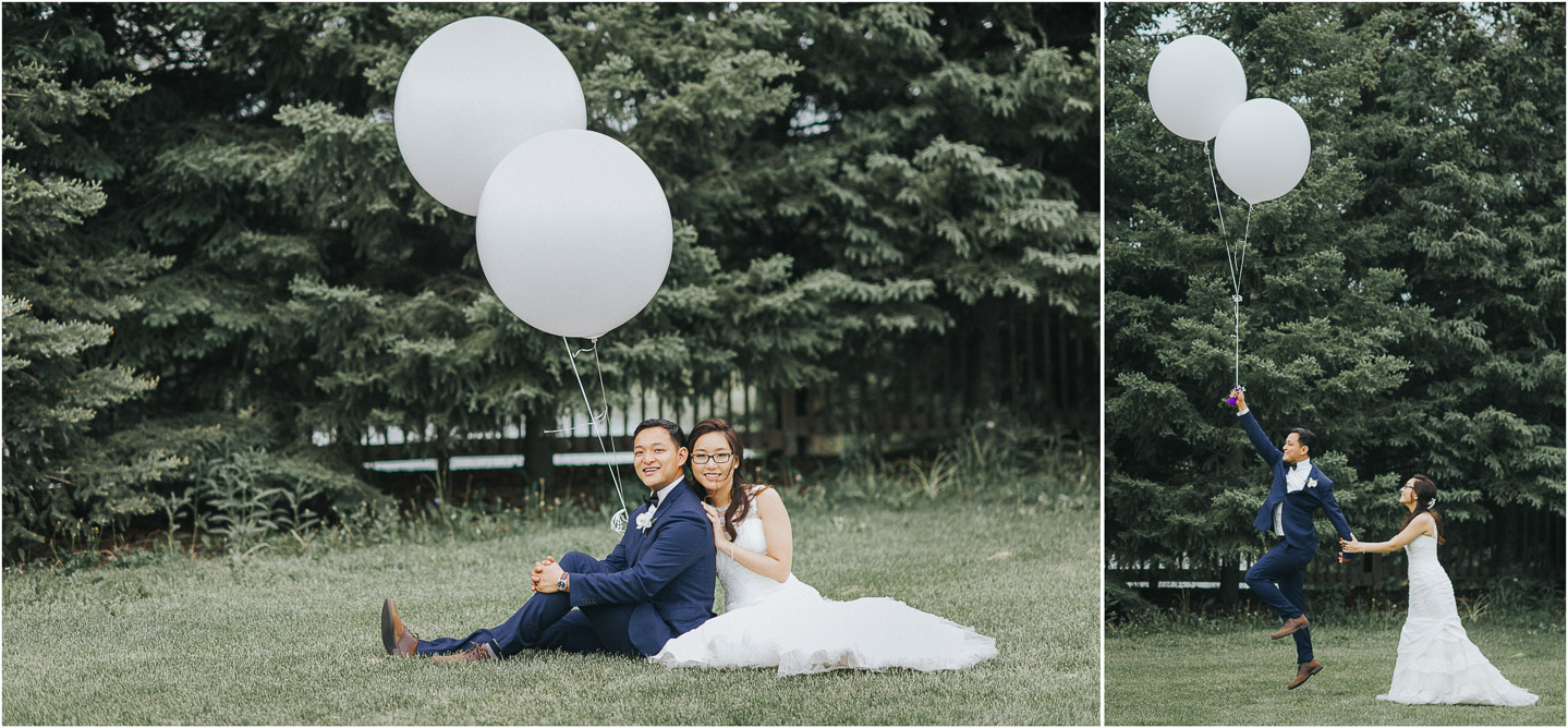 The Manor wedding portrait