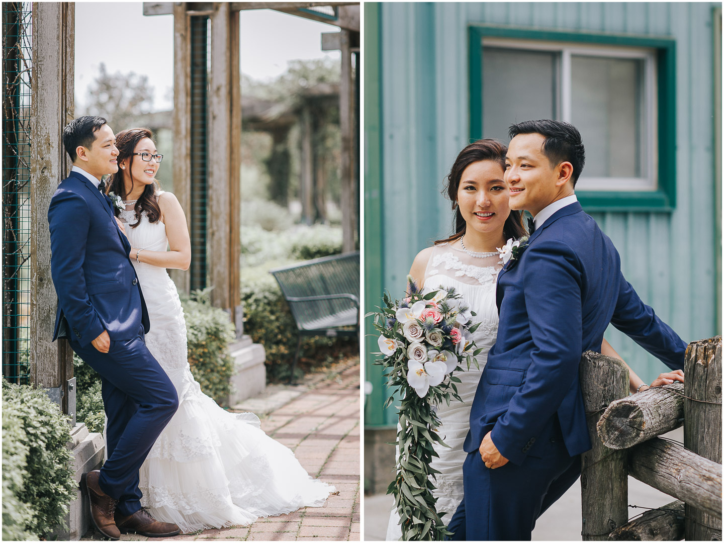 Toronto Richmond green wedding portrait