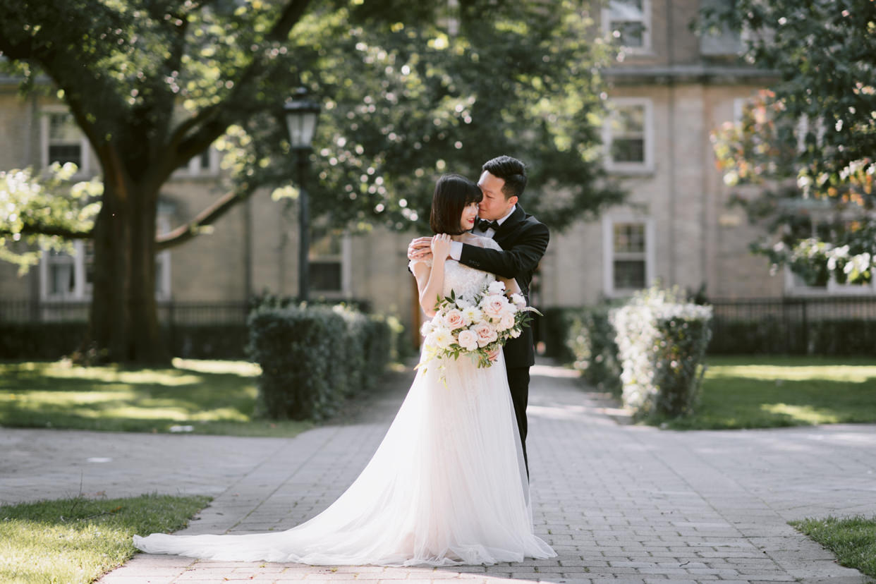 University of Toronto Wedding Photo taken at the UC College