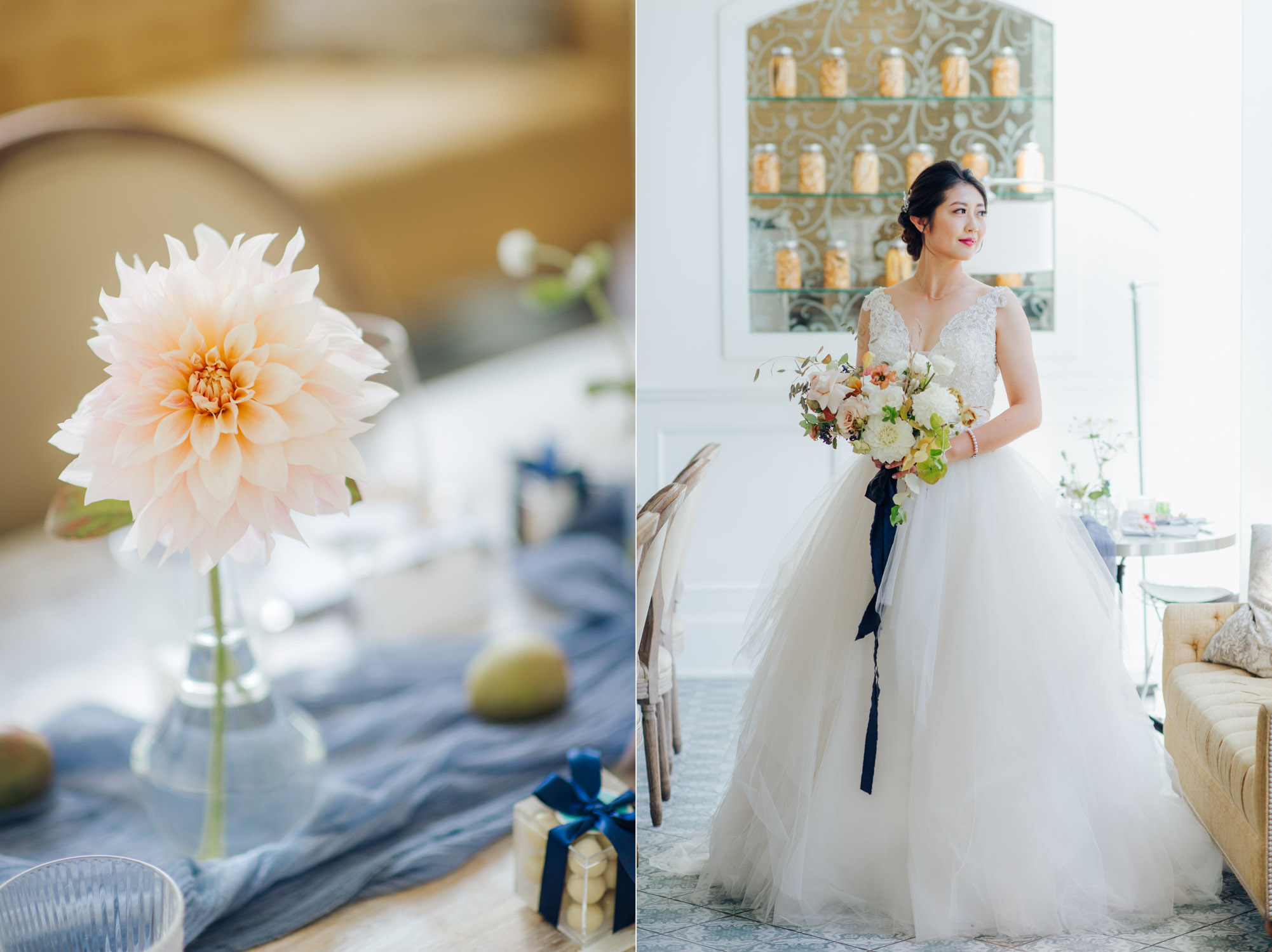 Toronto Colette grand cafe Wedding Reception Bridal Portrait