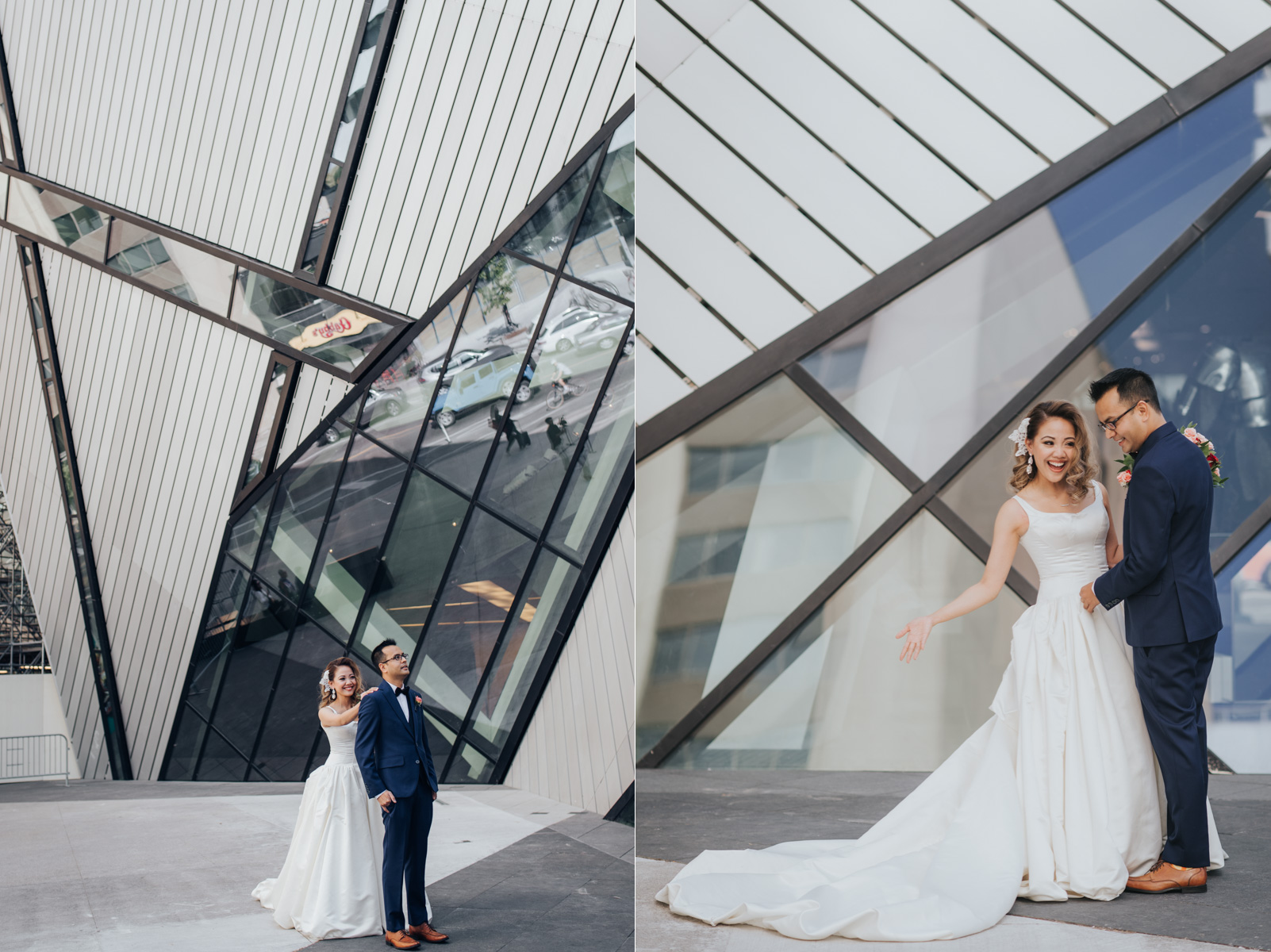 Bride and Groom’s First Look at ROM