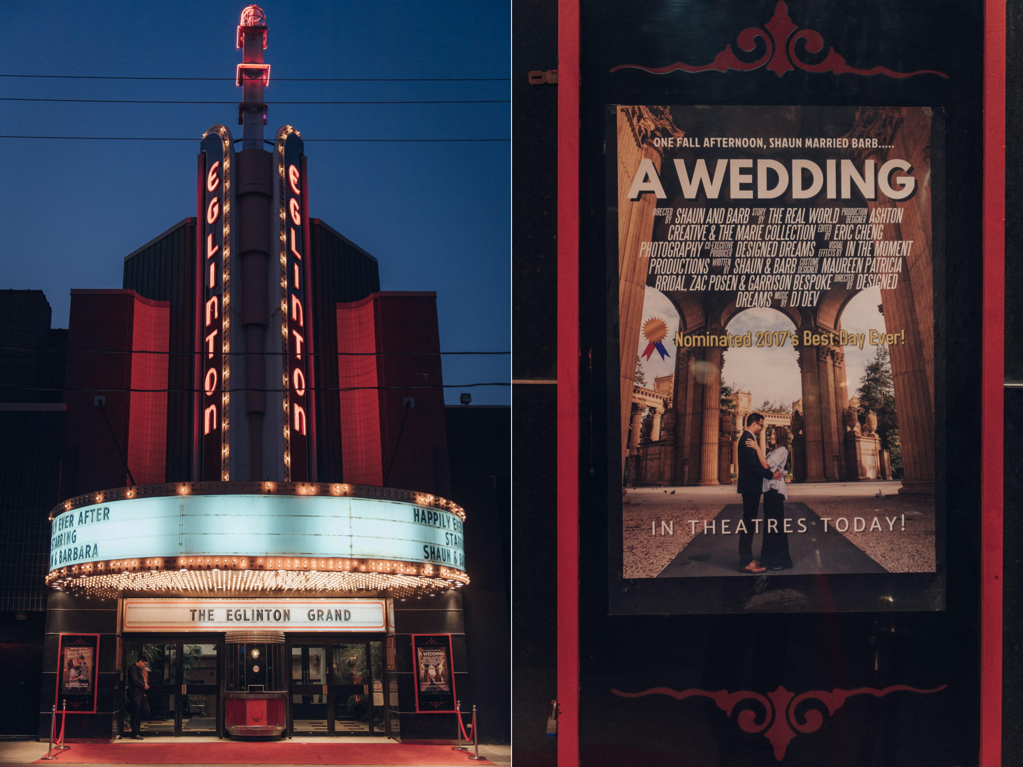Marquee for an Eglinton Grand Wedding at night