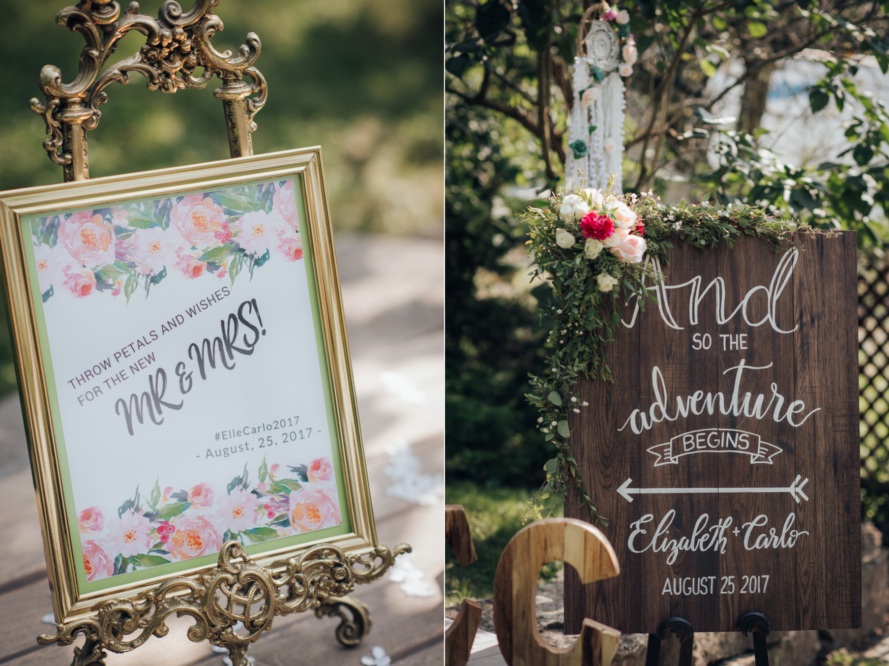 Toronto Madsen's Green House Outdoor Ceremony Detail