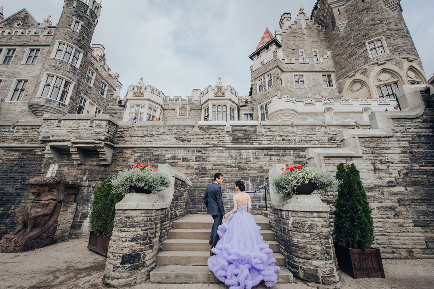 casa loma toronto wedding photos by the Terrace