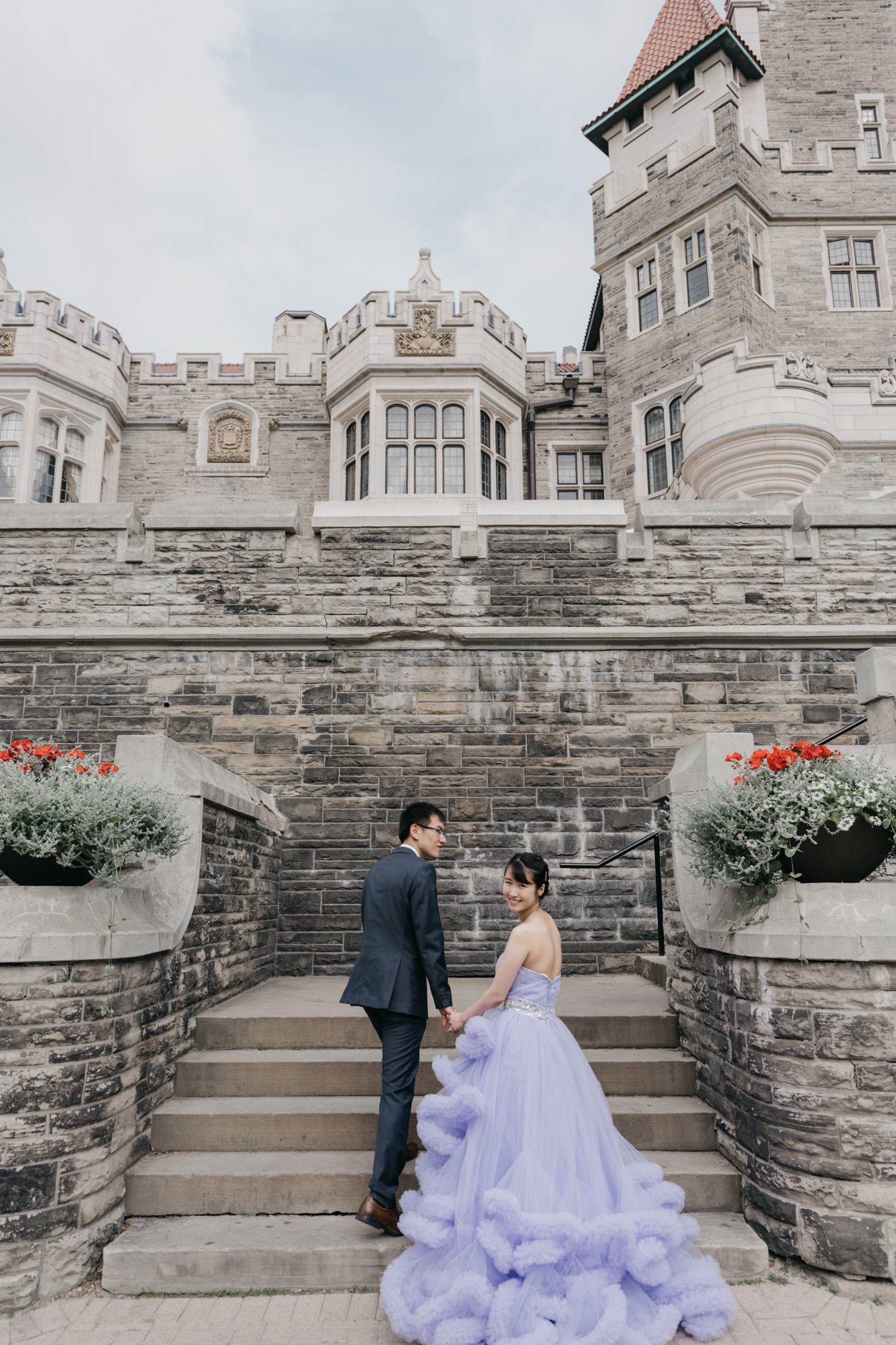casa loma wedding photography at the Terrace