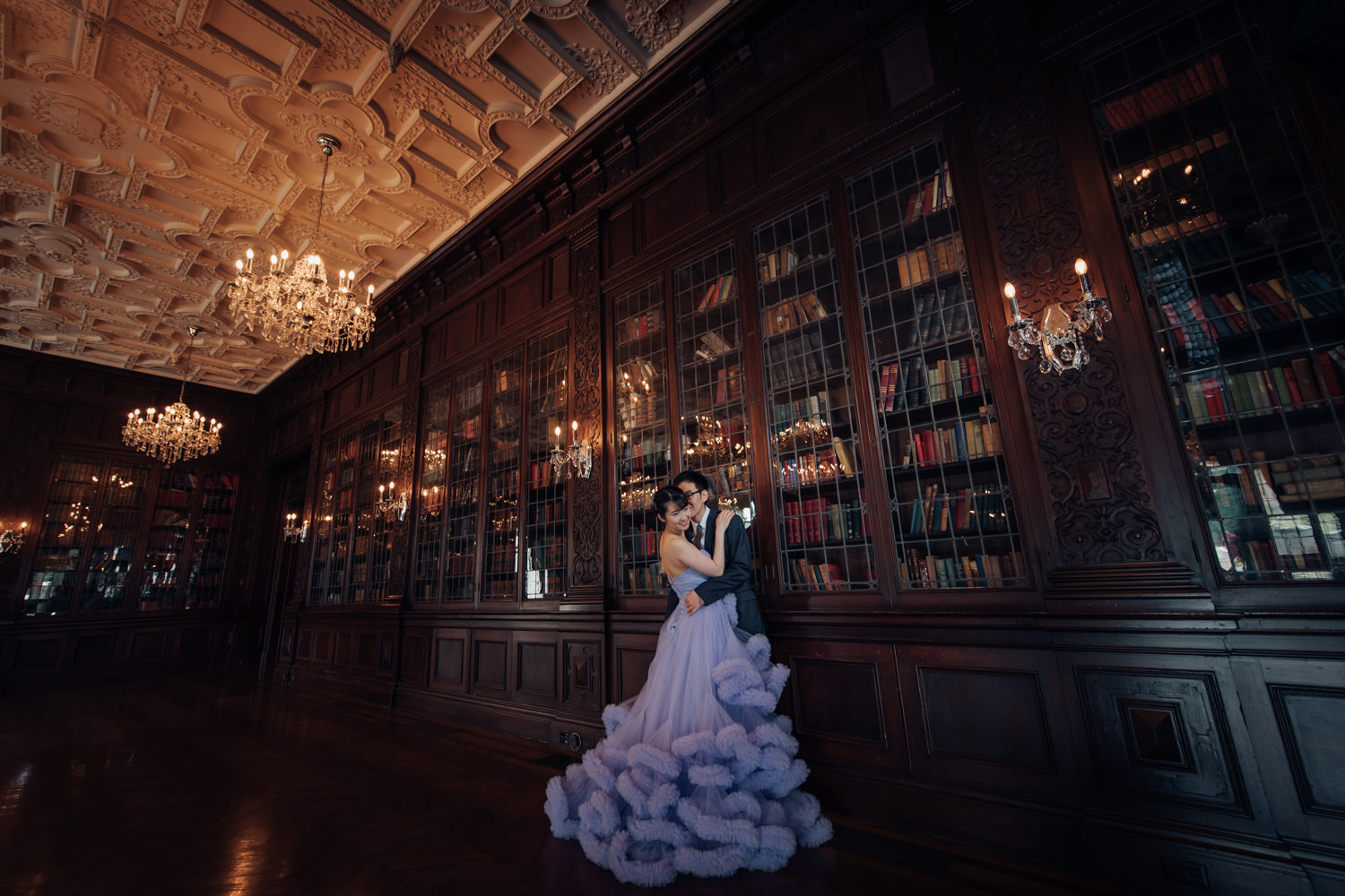 toronto casa loma wedding at the grand library
