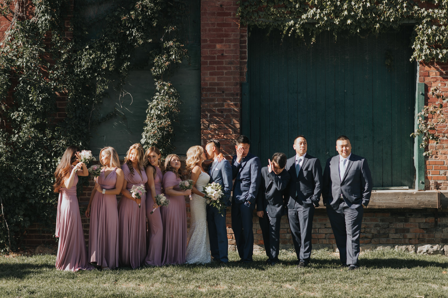 Distillery District Wedding Bridal Party