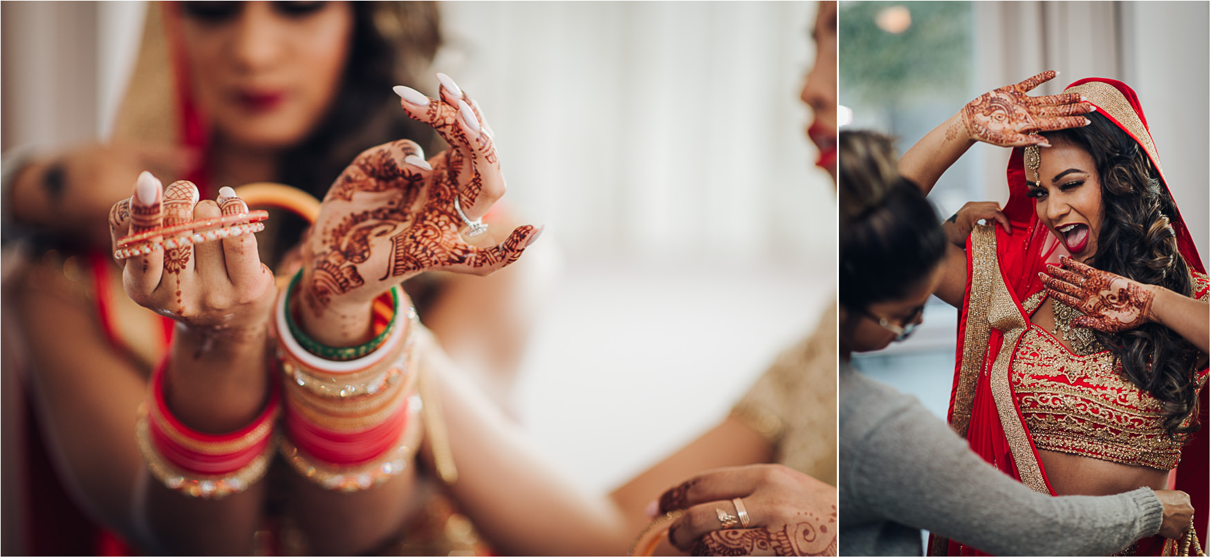 Hindu Wedding Bride Getting ready Details