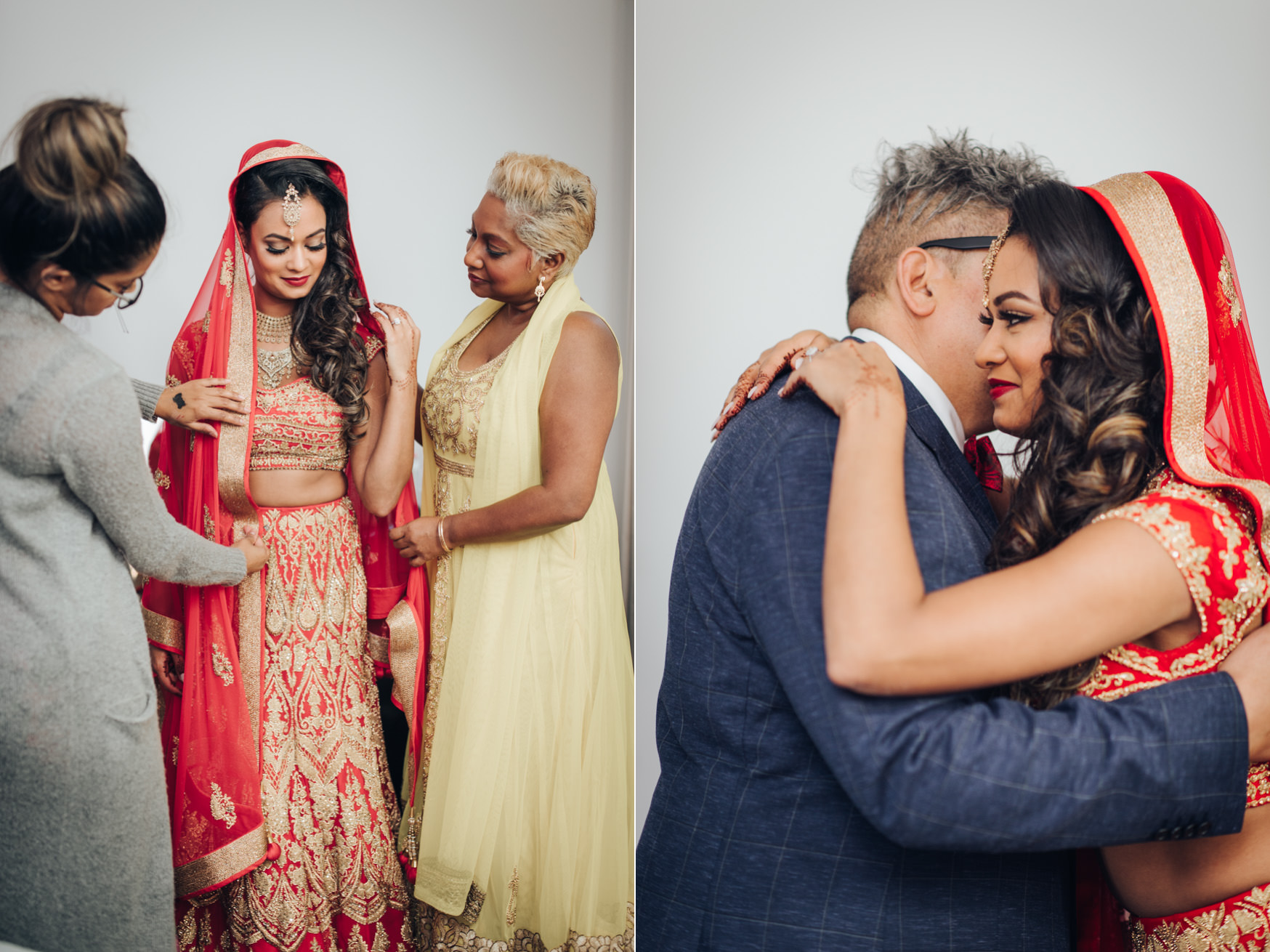 Hindu Wedding Getting ready in Toronto