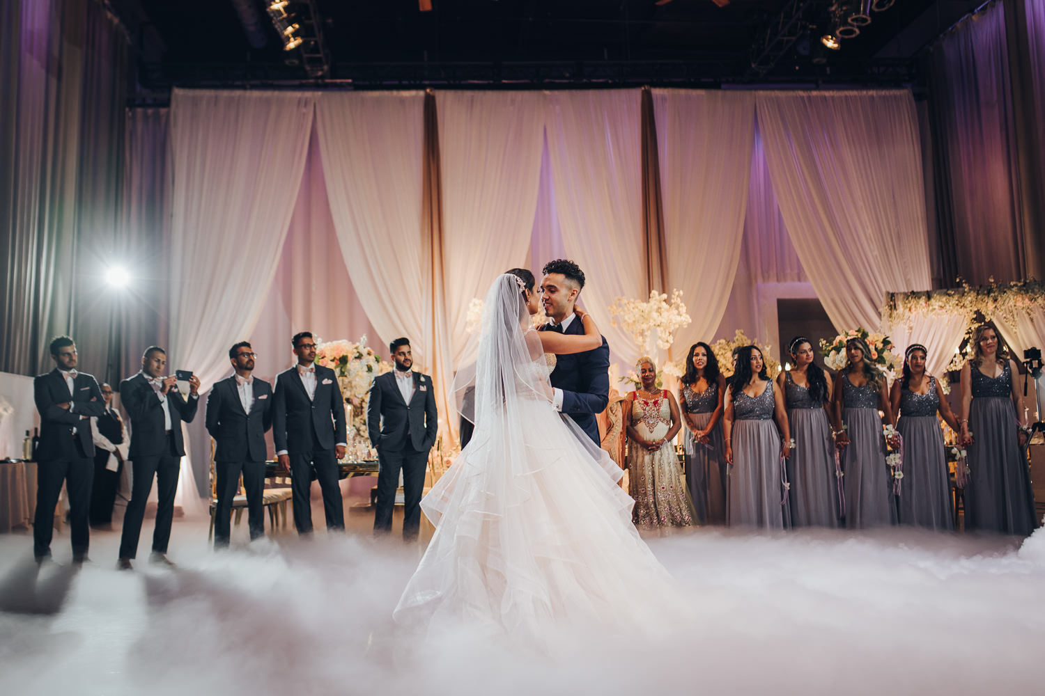 Liberty Grand Artifacts Room Wedding First Dance