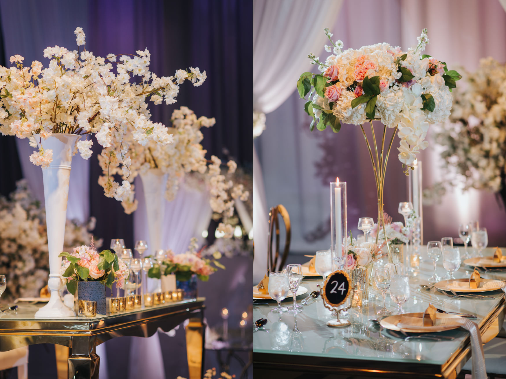 Liberty Grand Artifacts Room Wedding Reception Details