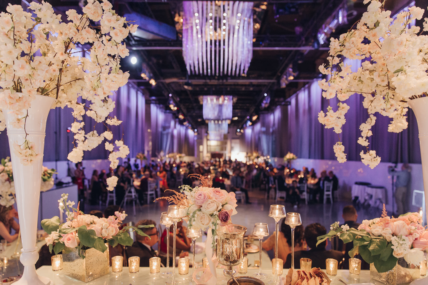 Liberty Grand Artifacts Room Wedding Reception Dinner