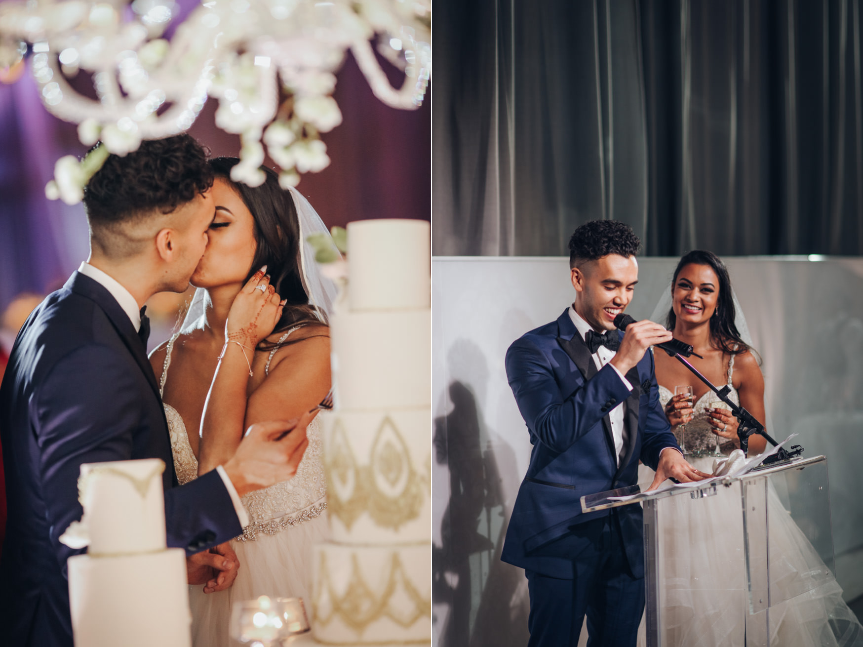 Liberty Grand Artifacts Room Wedding Reception Speeches
