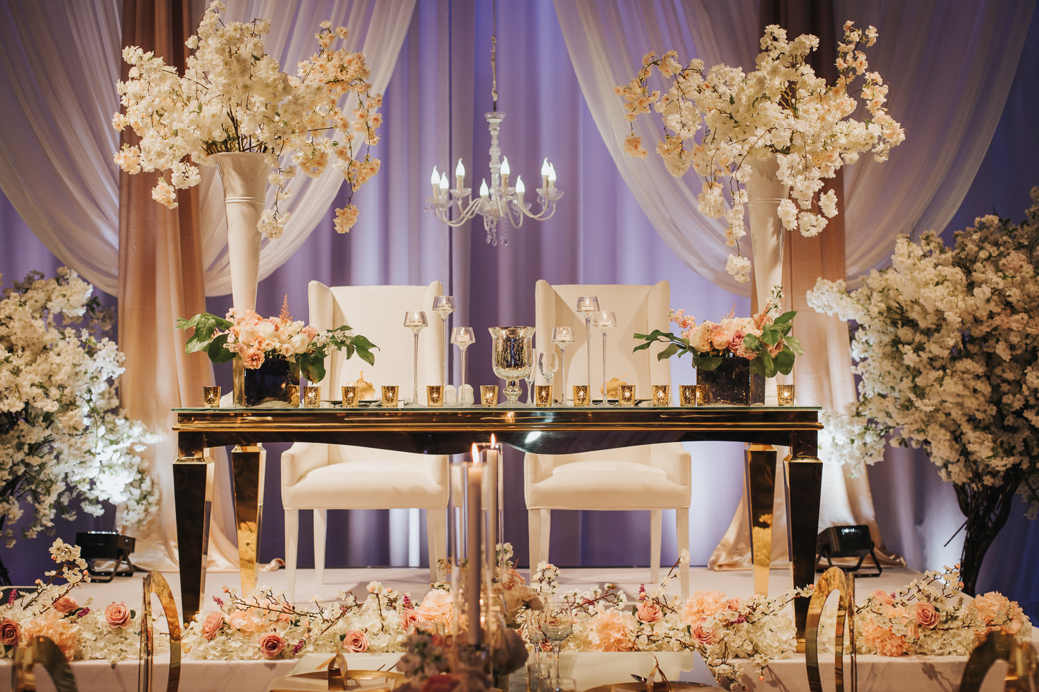 Liberty Grand Artifacts Room Wedding Sweetheart Table
