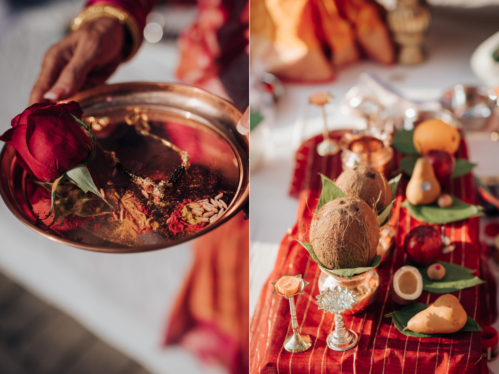 Toronto Hindu Wedding Ceremony Detail at Liberty Grand