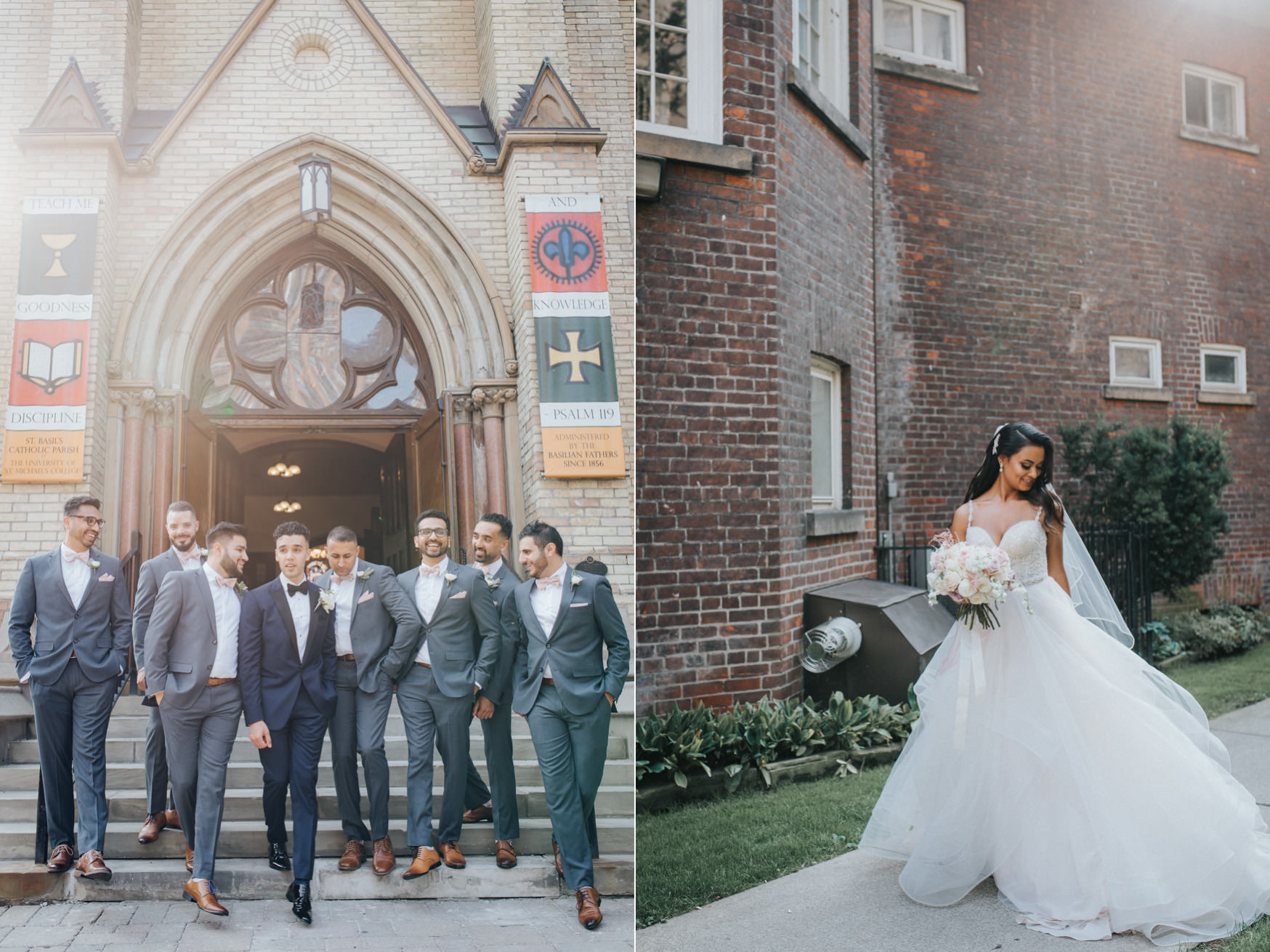 Toronto Victoria University Wedding Photo