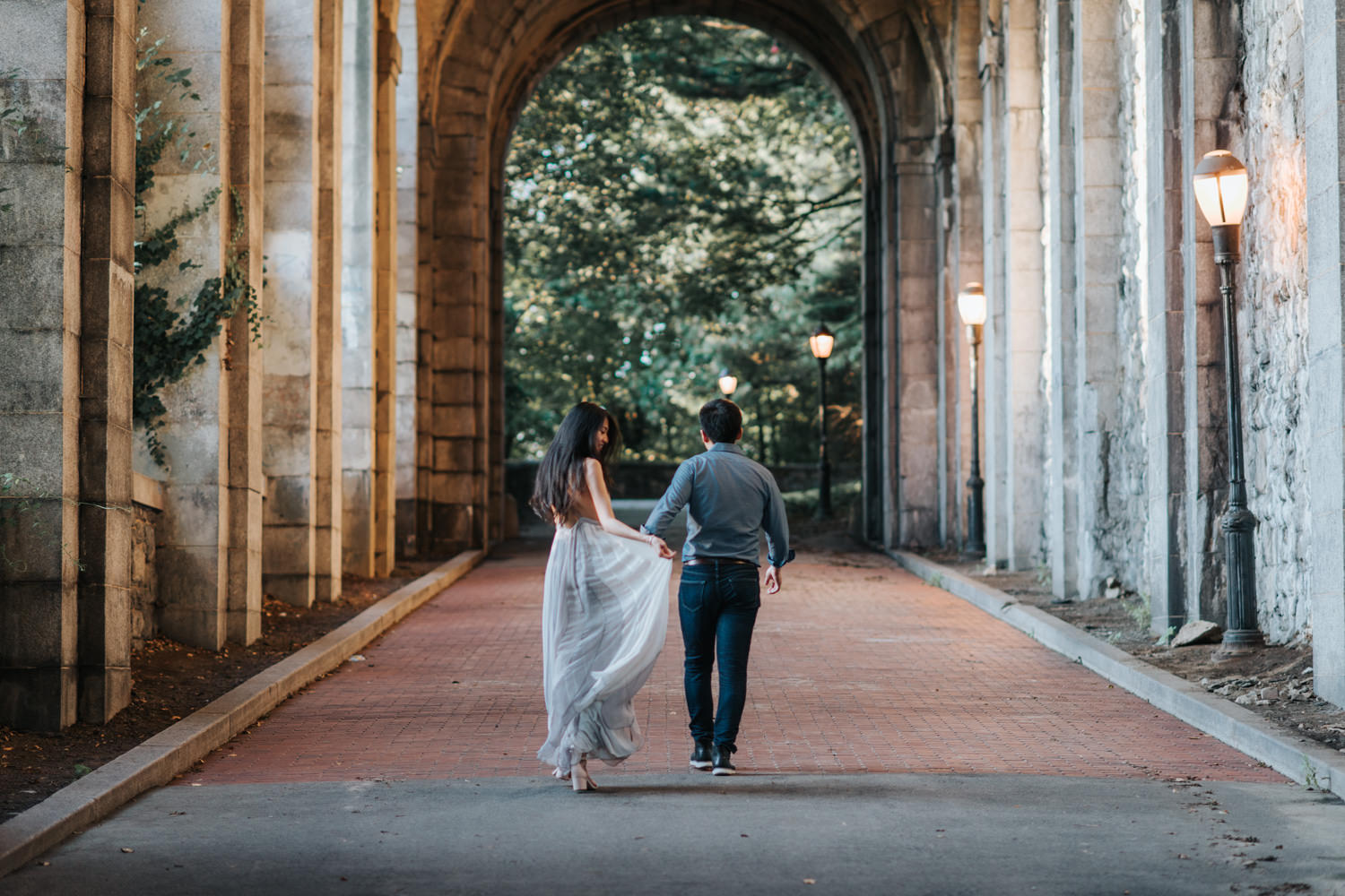 New York Pre-Wedding Session at the Cloisters