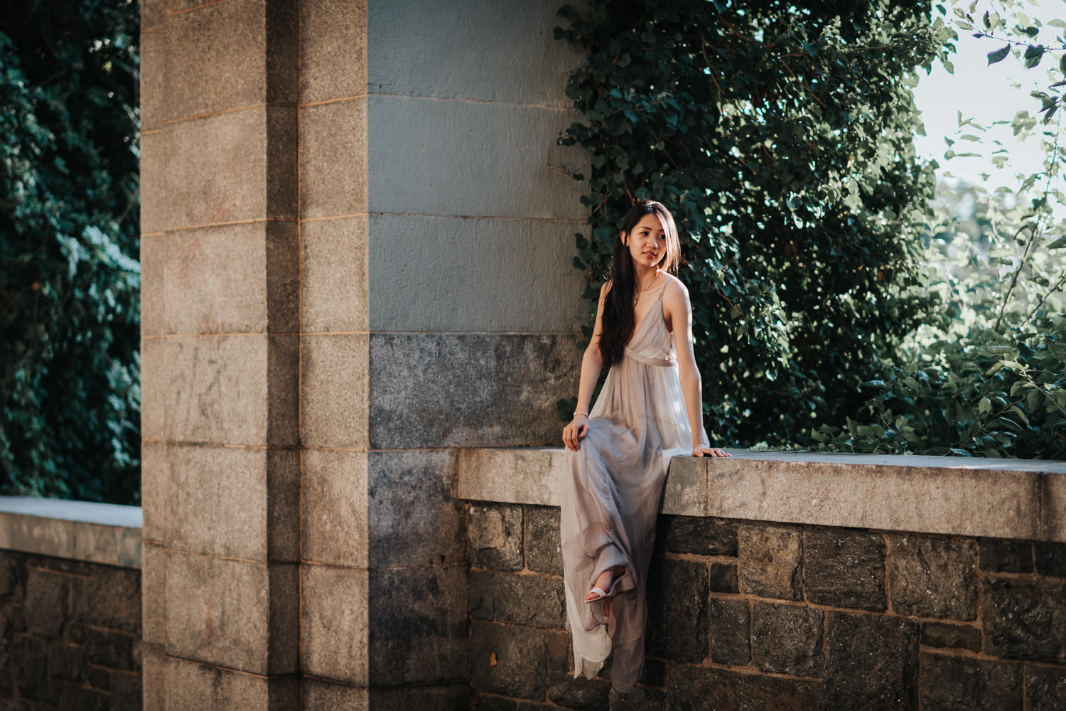 Portrait session at the Cloisters in Manhattan