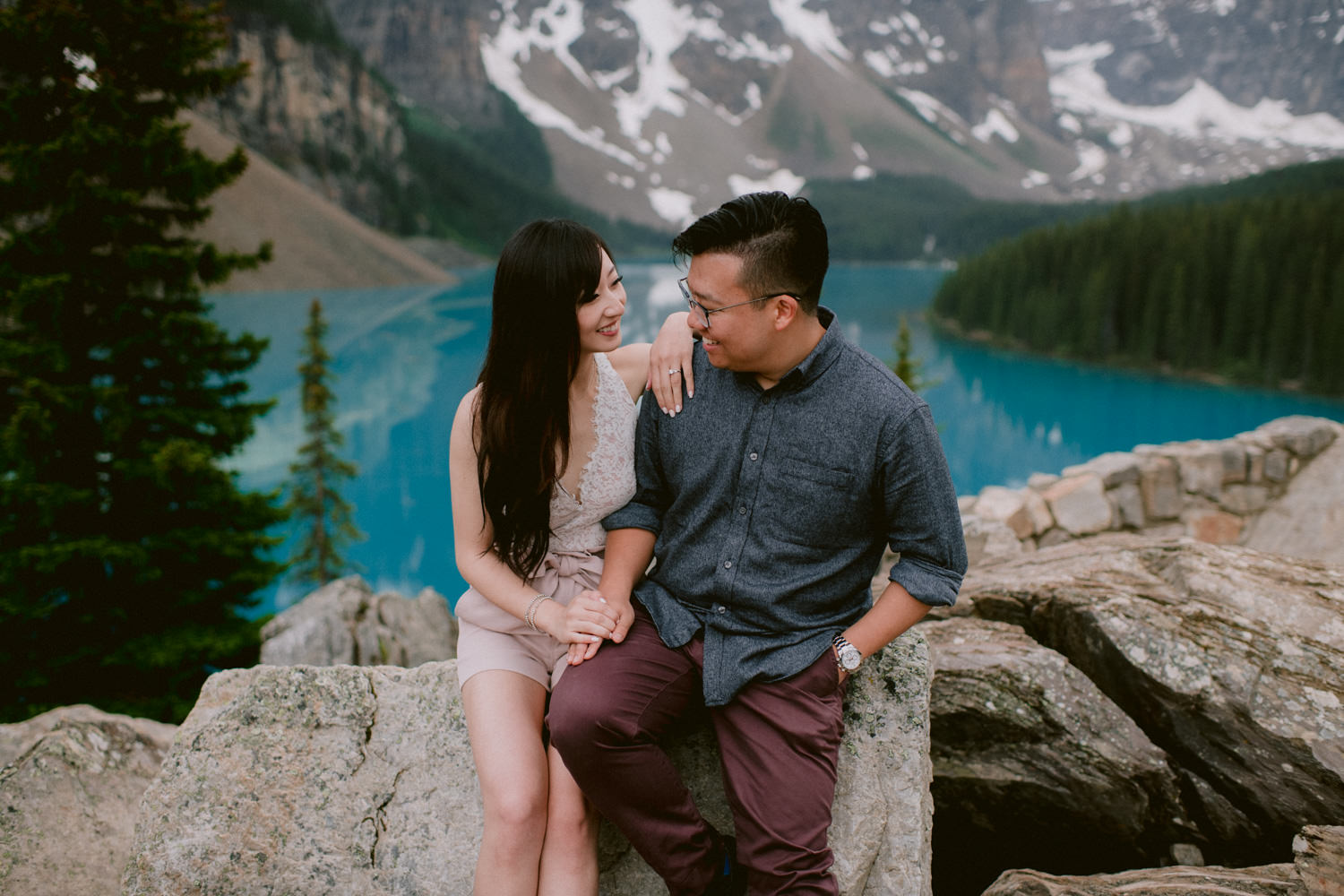 Canadian Rockies engagement session