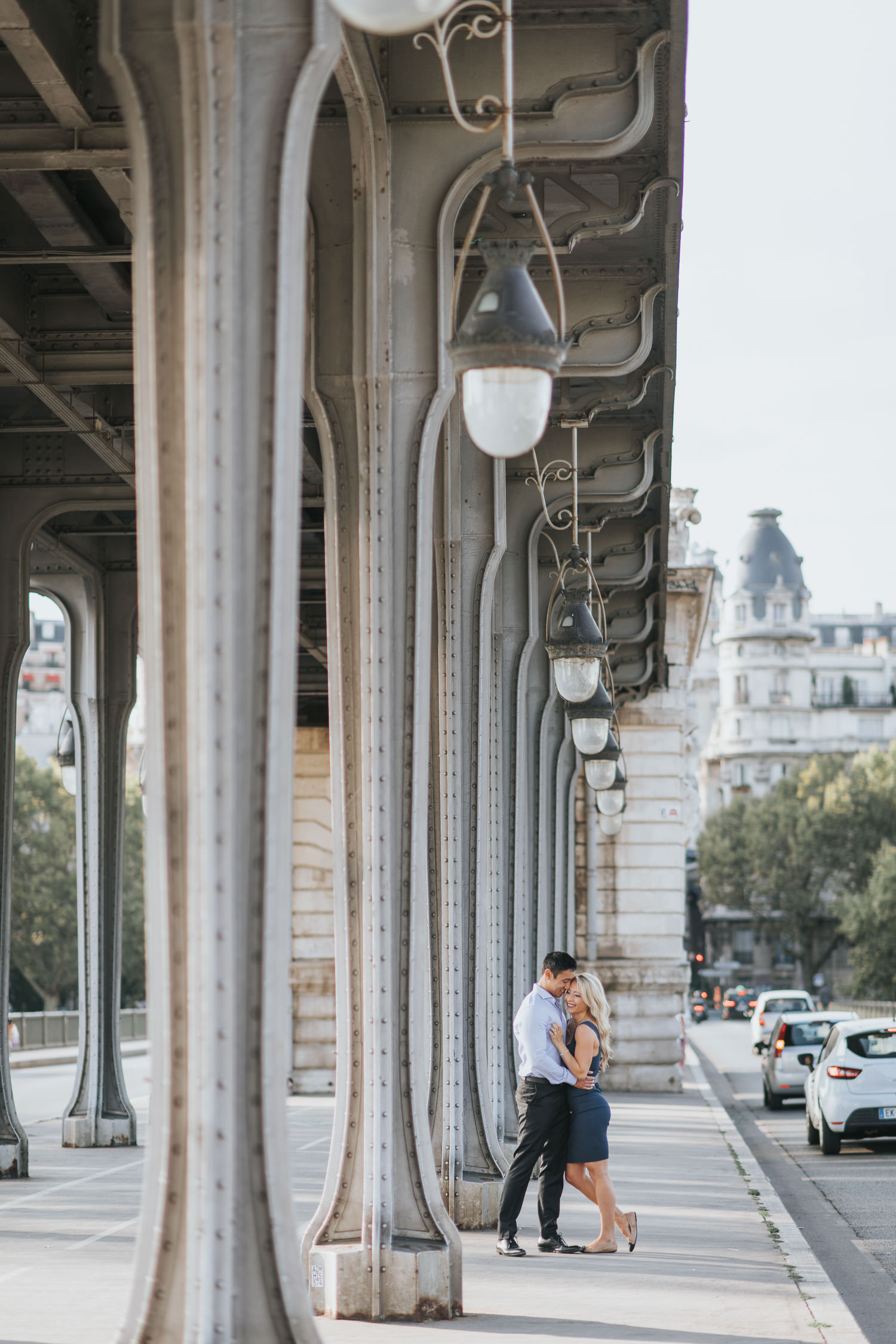 Intimate and candid Paris Engagement Photo