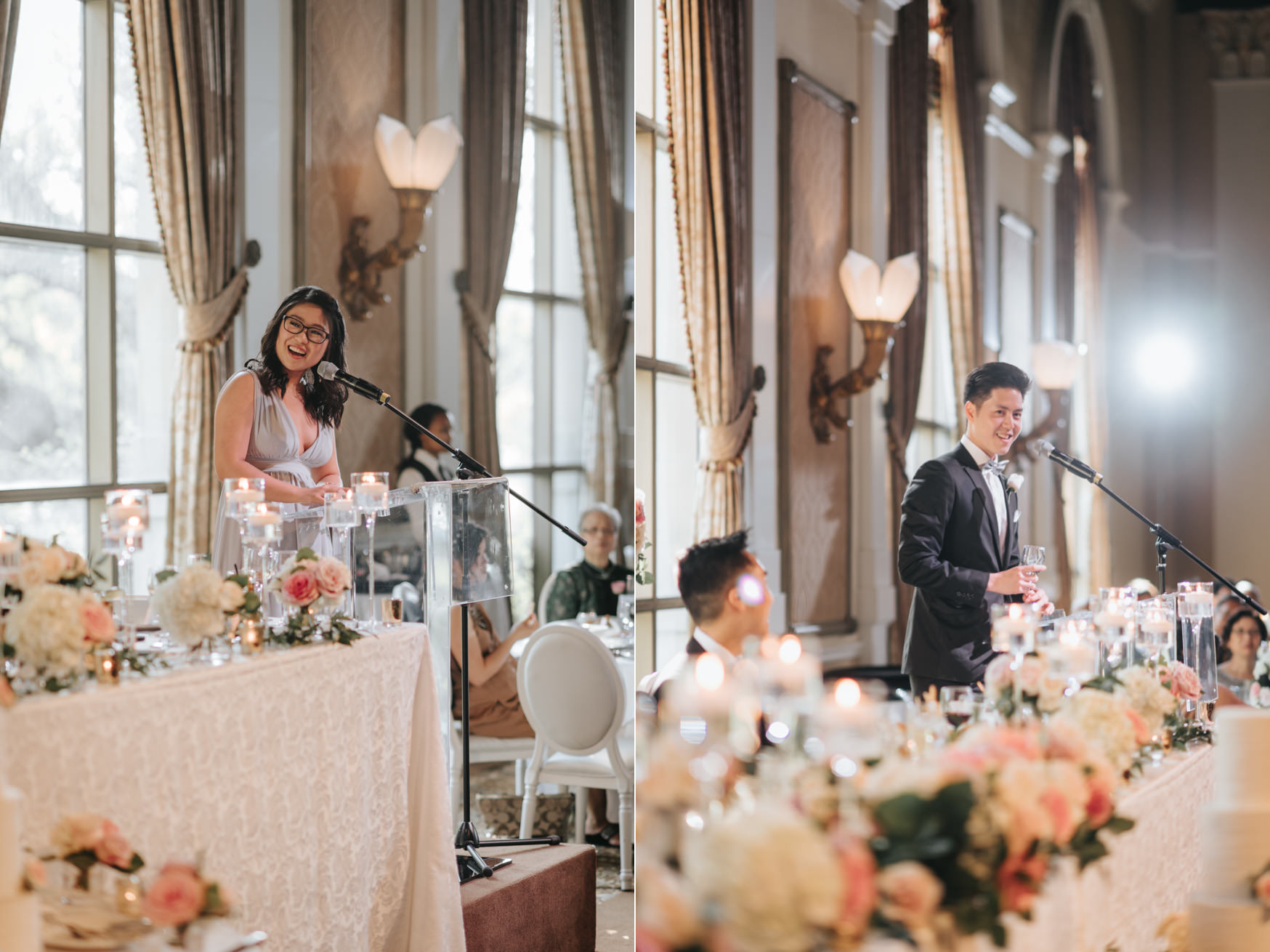 Liberty Grand Wedding renaissance room reception speech
