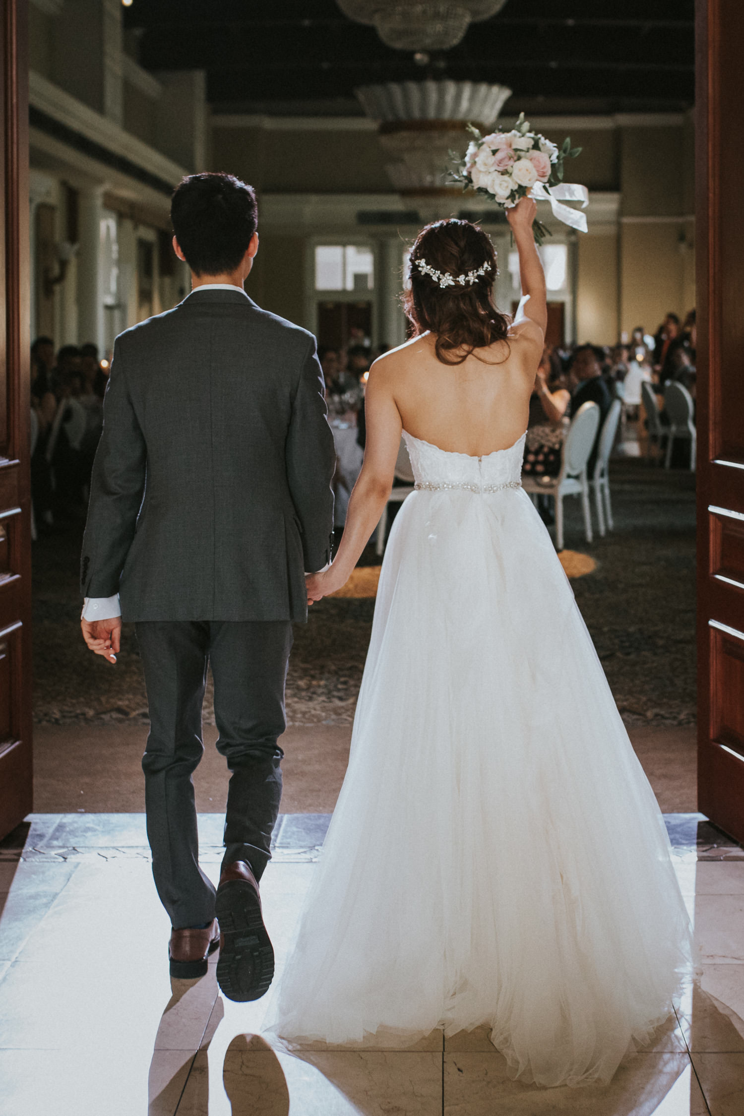 Liberty Grand Wedding reception entrance