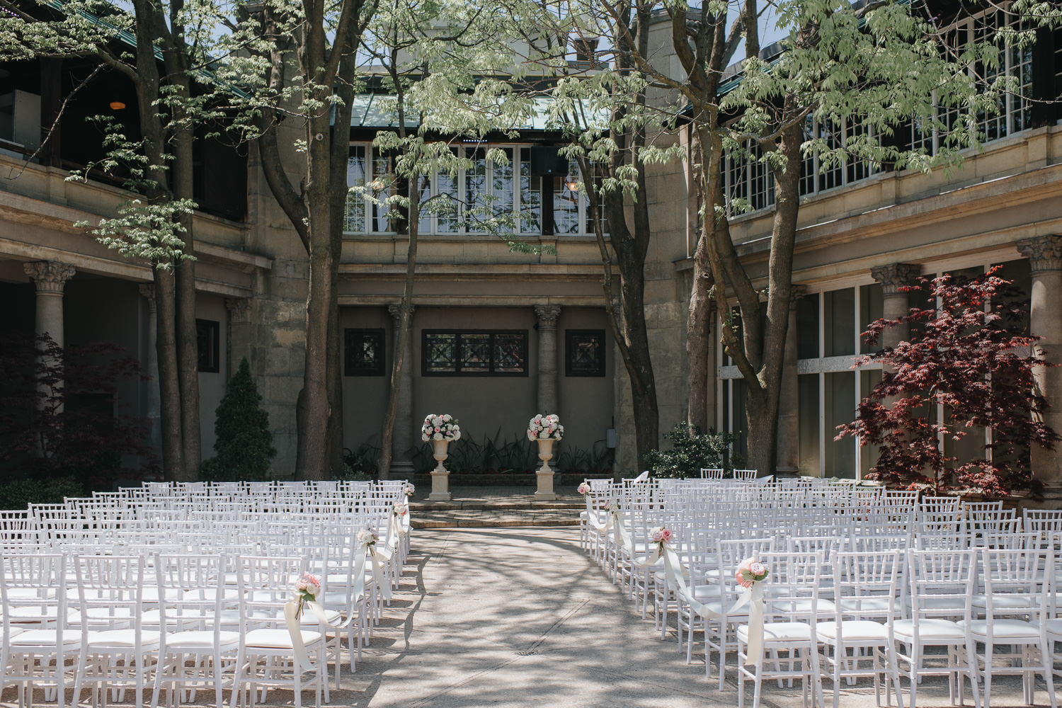 Liberty Grand outdoor wedding ceremony