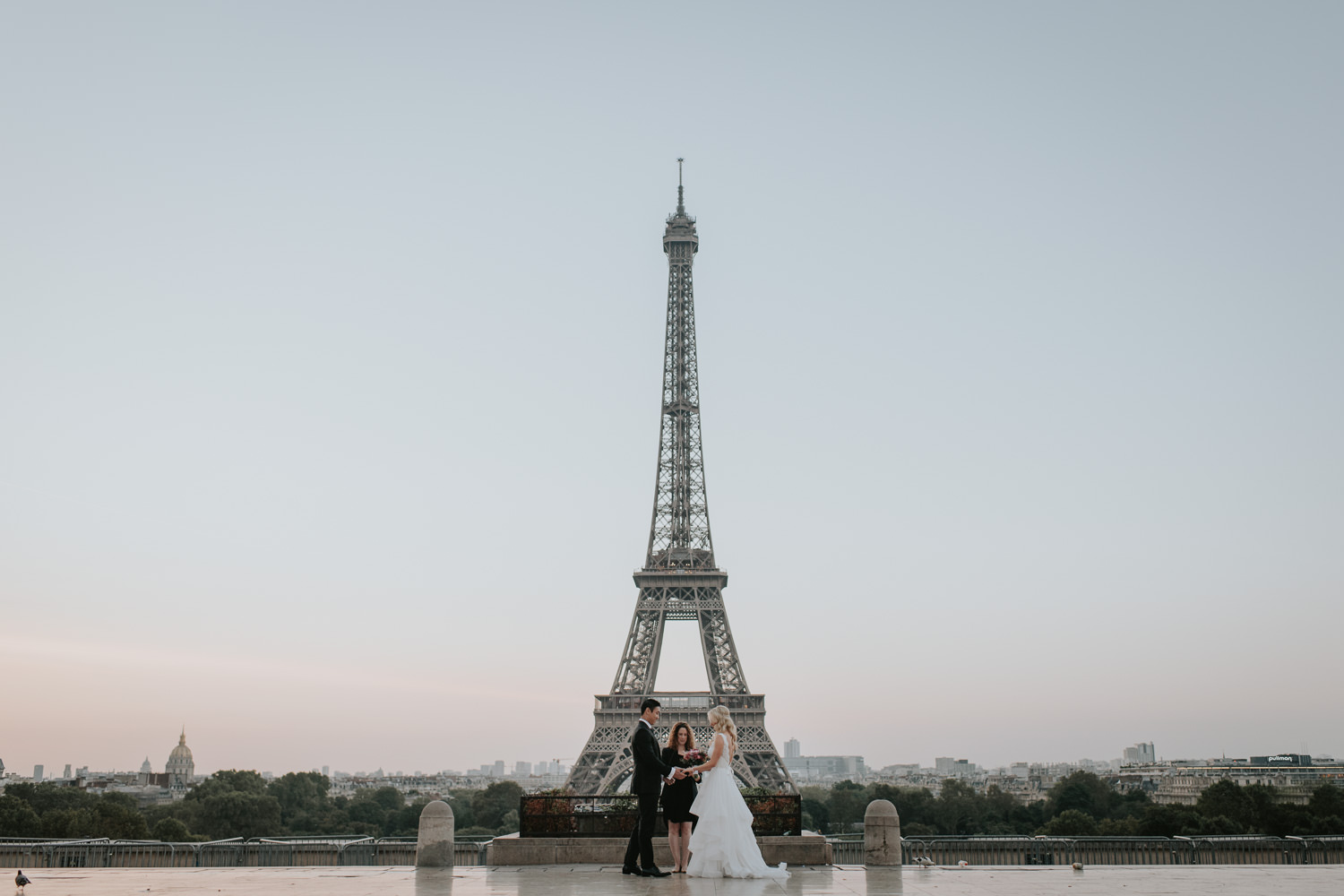 Paris Elopement Eiffel Tower Wedding Ceremony