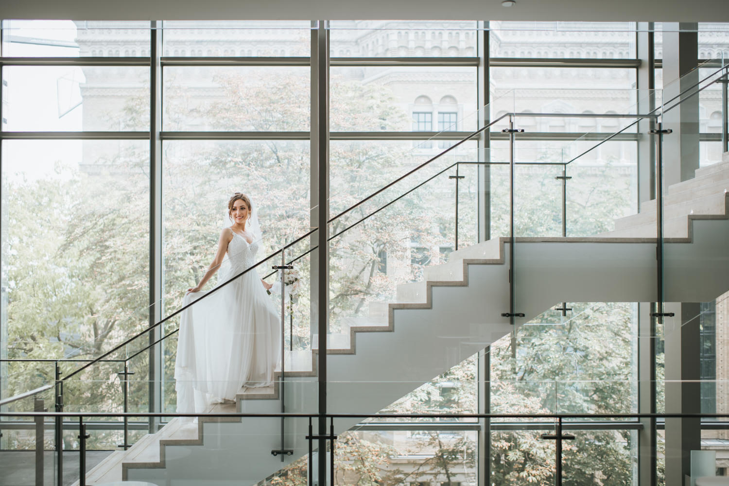Bridal Portrait at the RCM Staircase