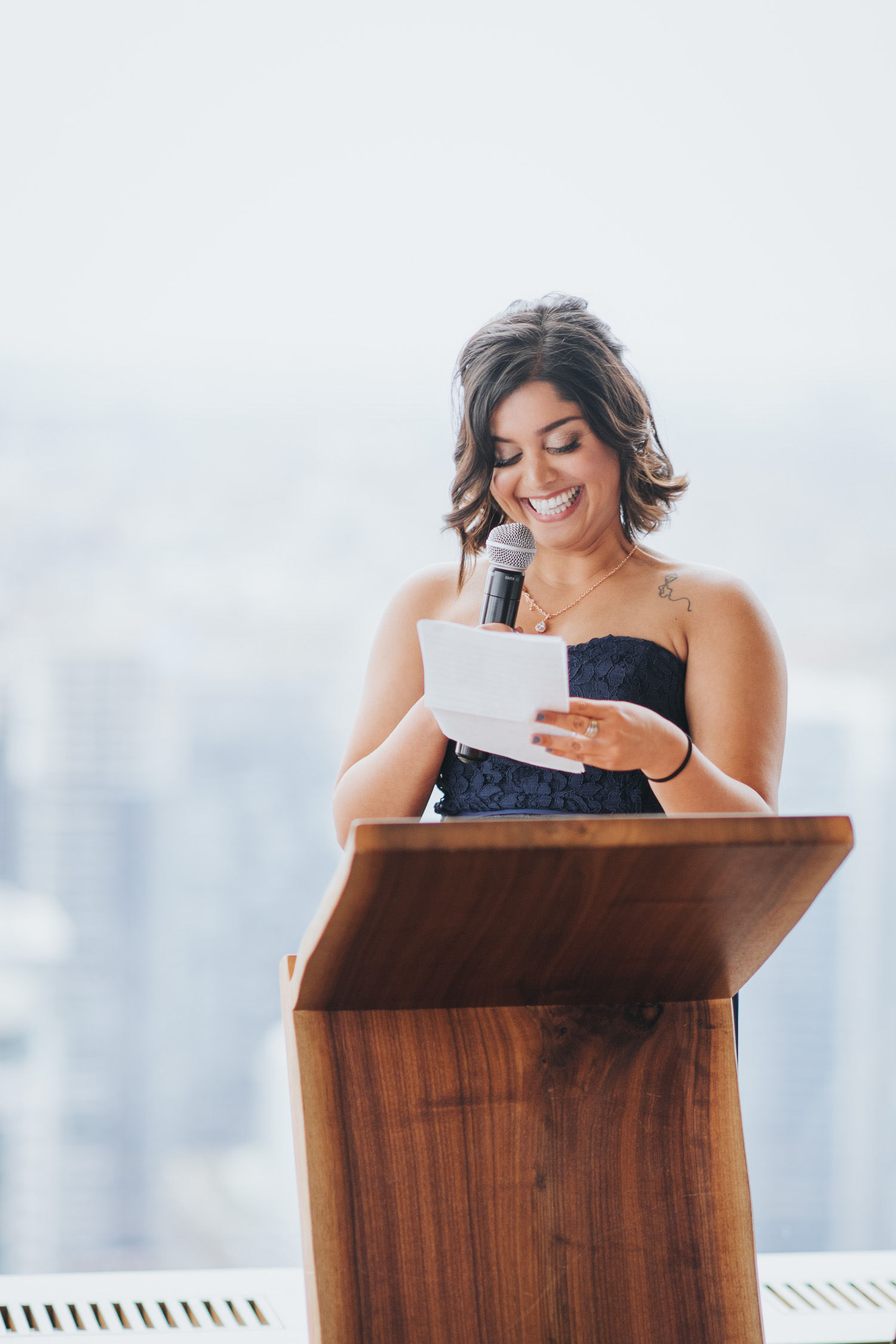 Canoe Restaurant Reception Speech by the maid of honor