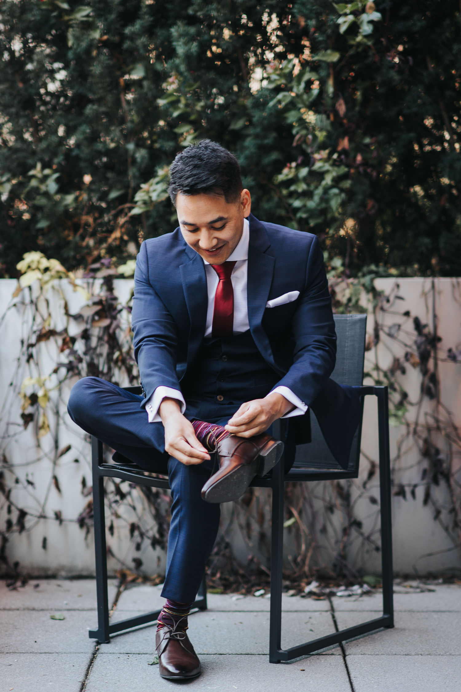 Toronto Wedding Groom Getting Ready