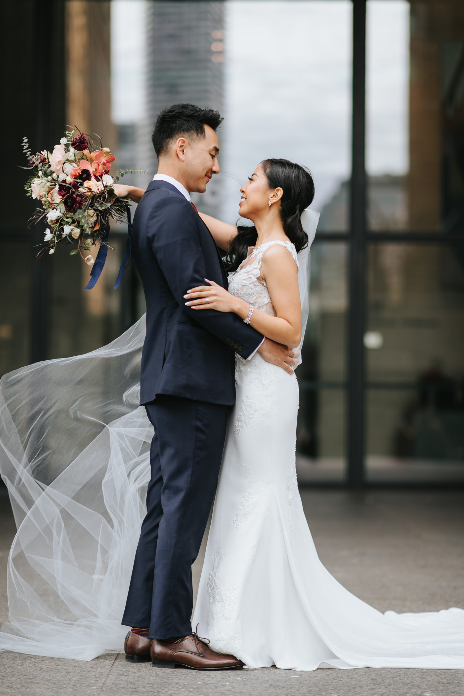 Toronto Financial District Wedding Photo