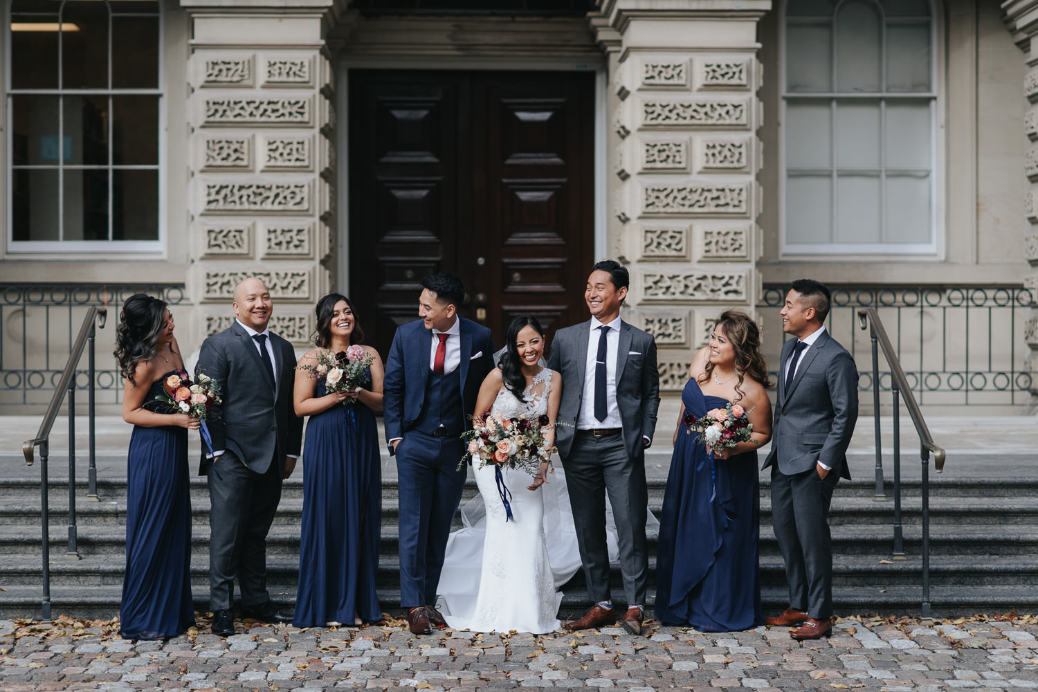 Toronto Osgoode Hall Wedding Party Portraits