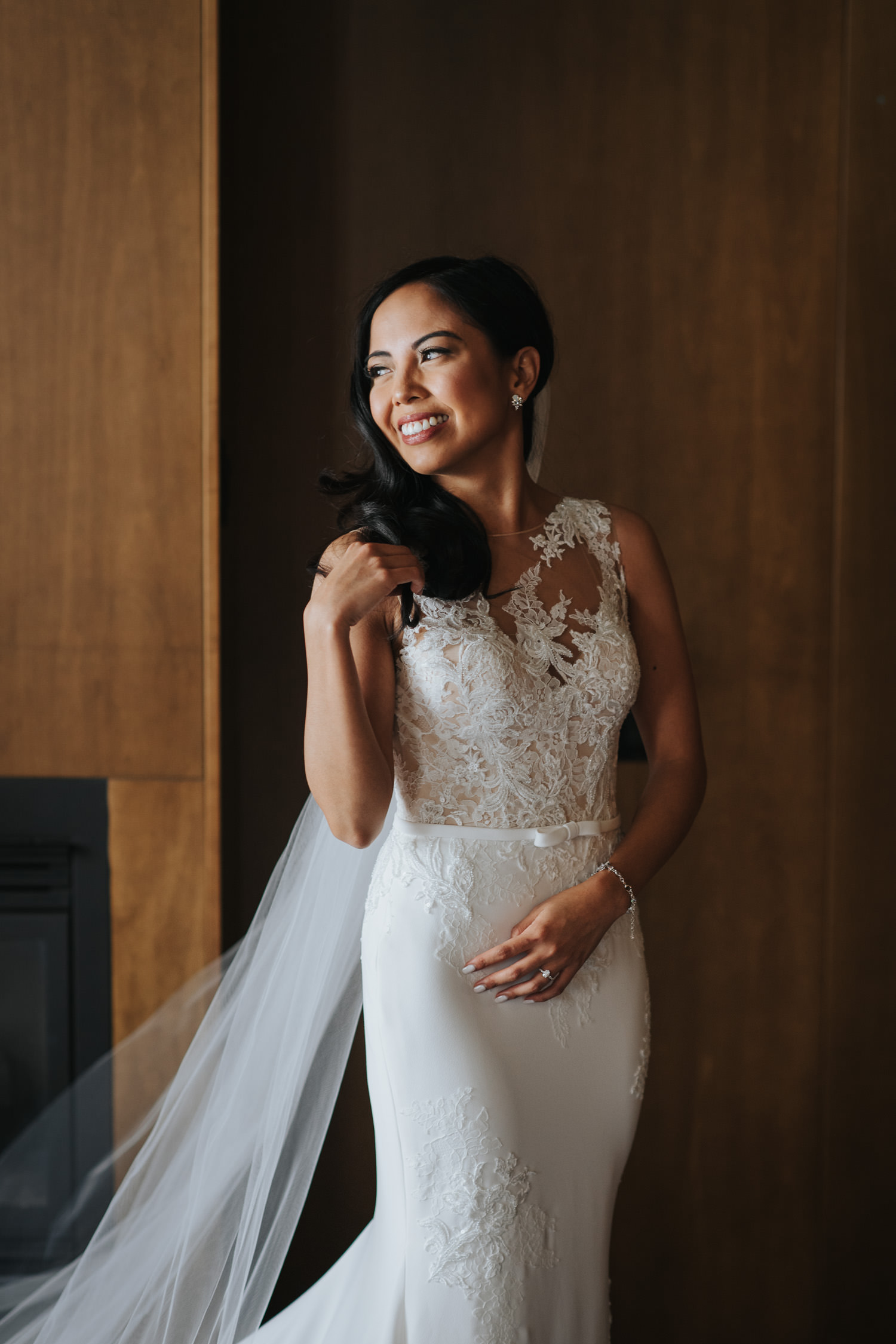 Bridal Portrait Le Germain on Mercer in Toronto
