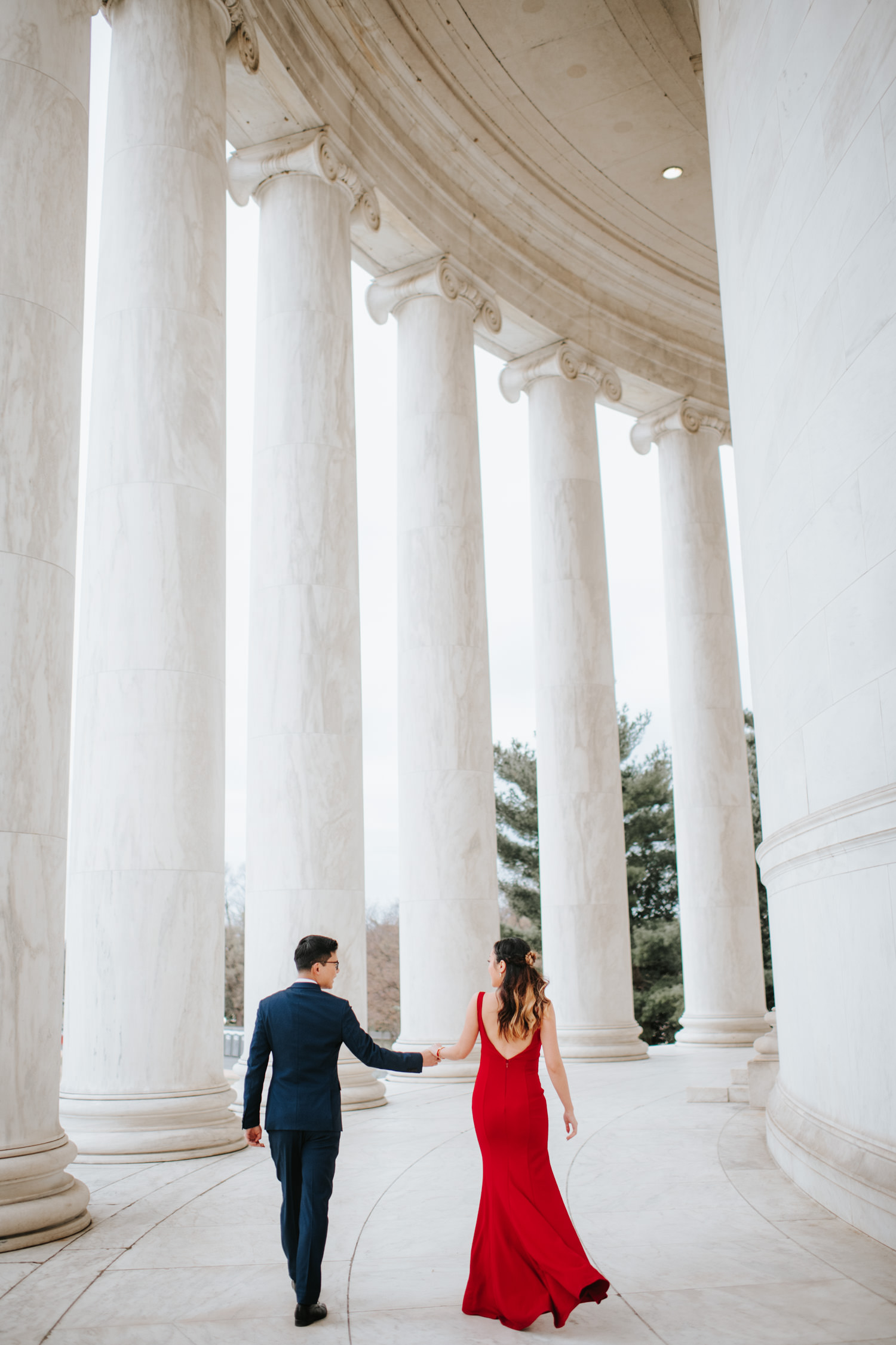 Jefferson Memorial Washington DC Engagement Session