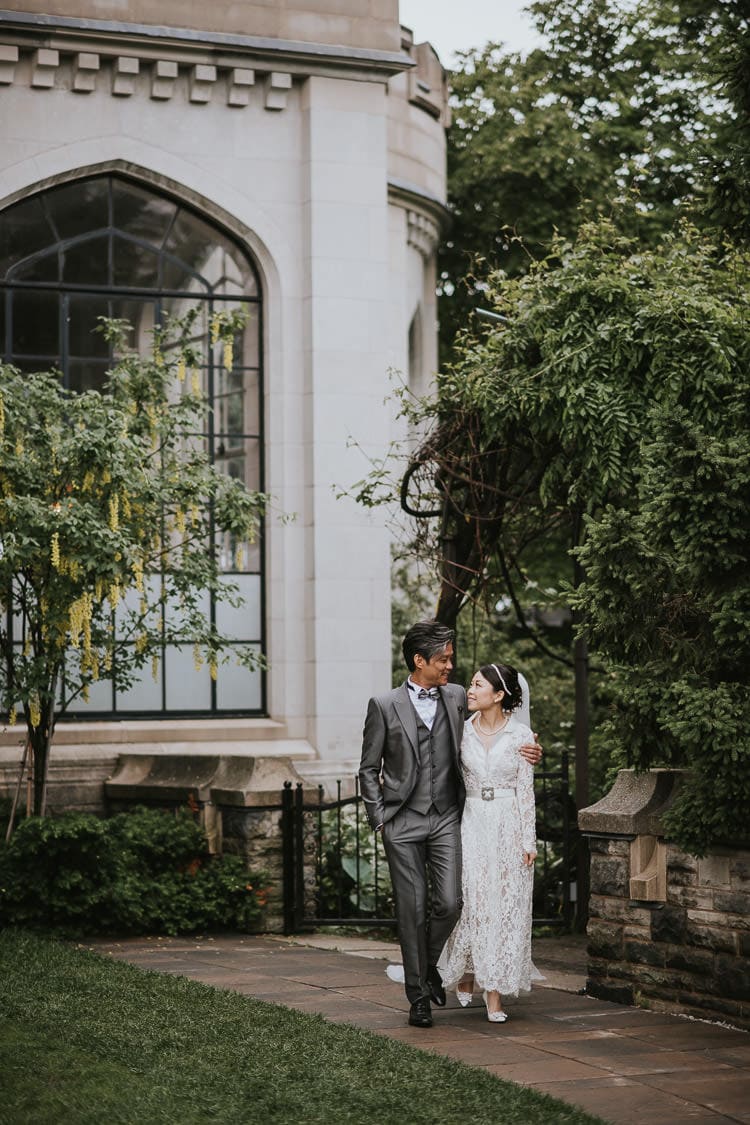 Casa Loma Garden Engagement Photo