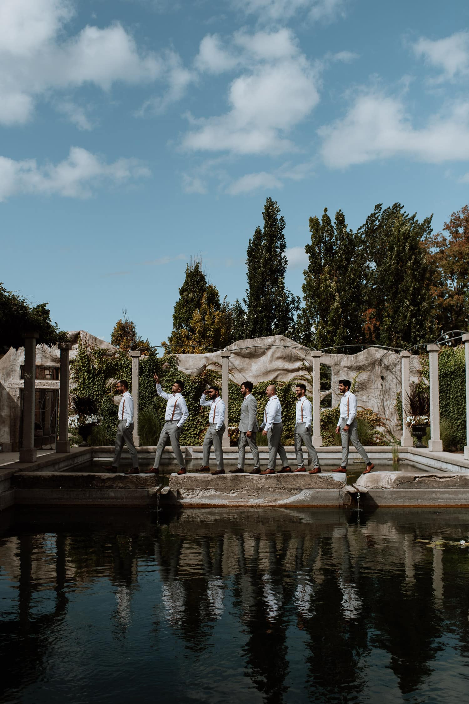 Hacienda Sarria Wedding Grooms Getting Ready