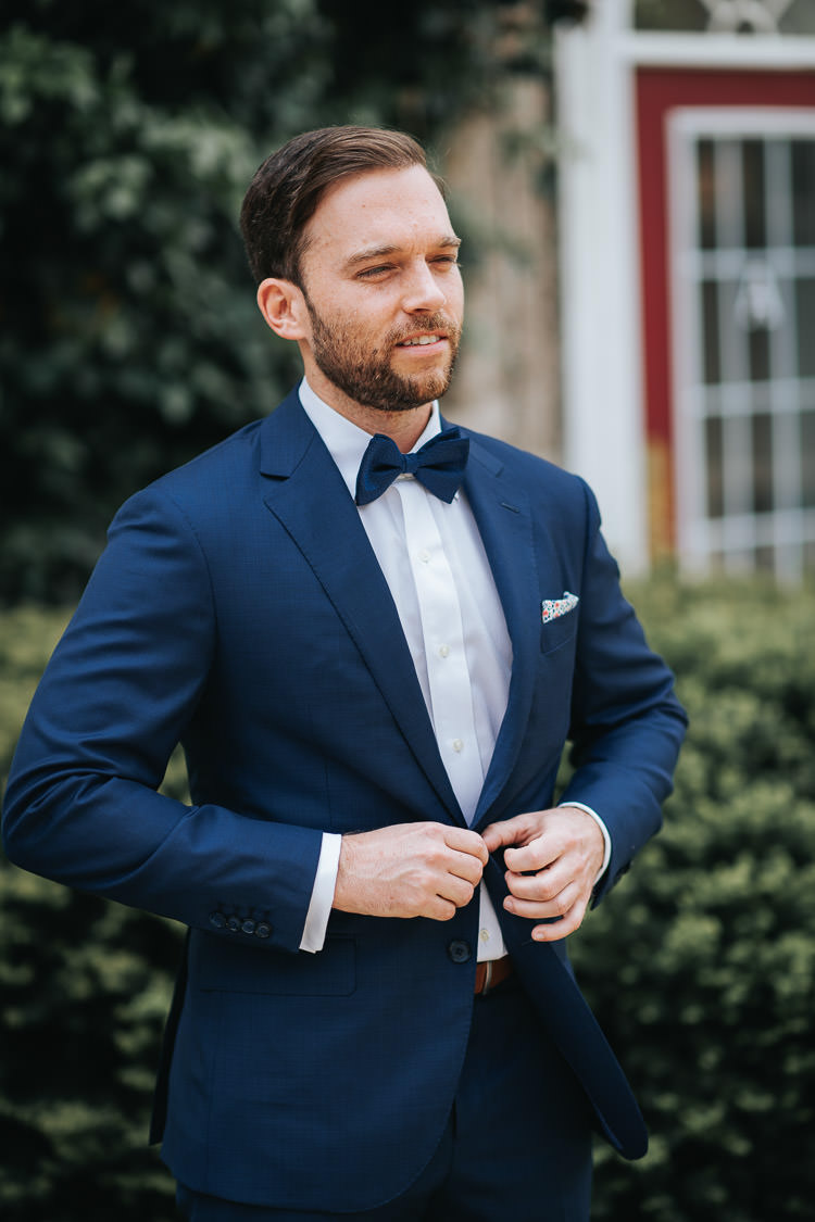 In On the Twenty Wedding Groom Getting Ready