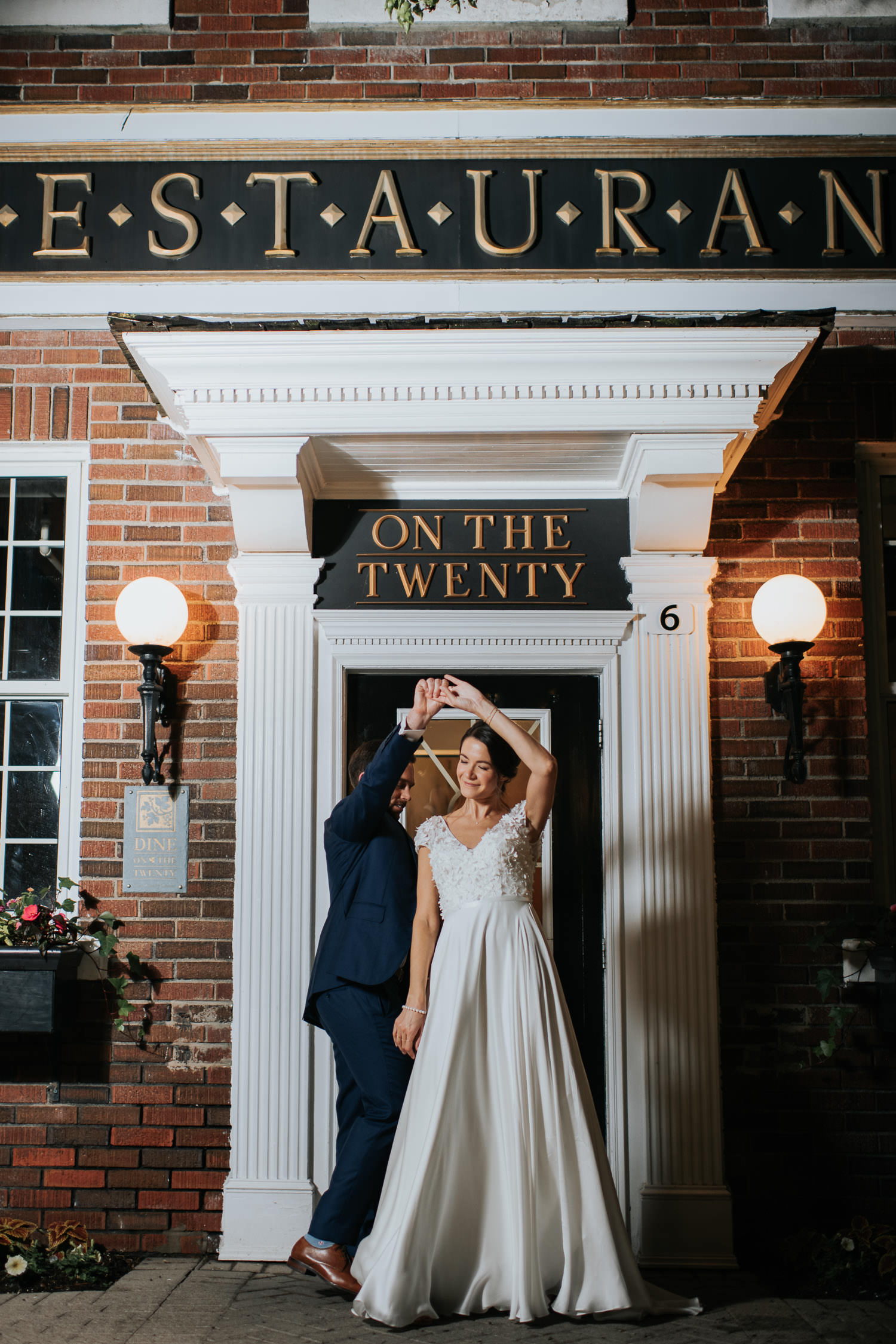 Inn On the Twenty Wedding night photo