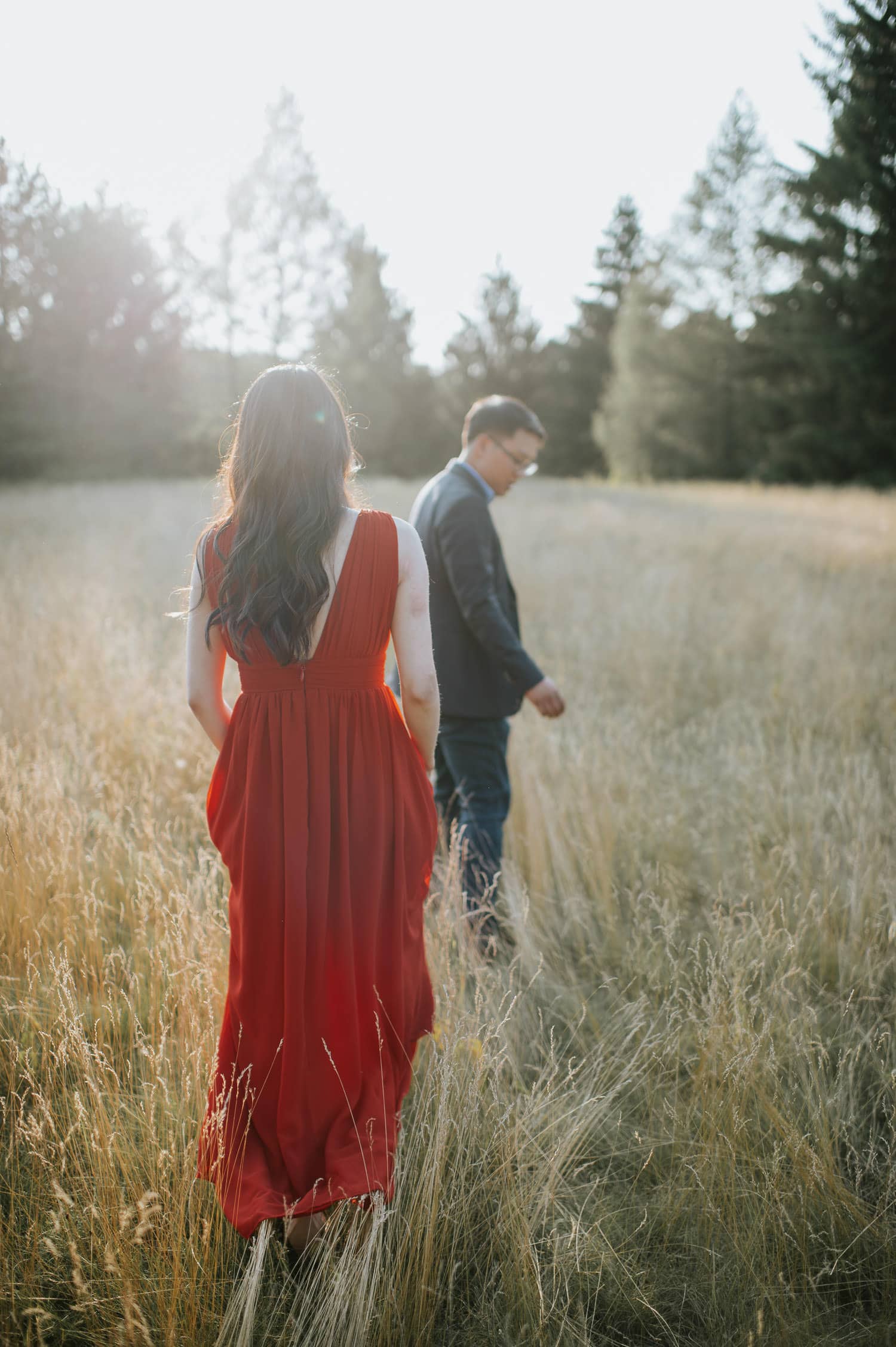Kortright Conservation Area Engagement Photo in a summer evening
