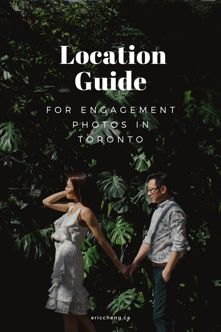 location guide for engagement photos in Toronto