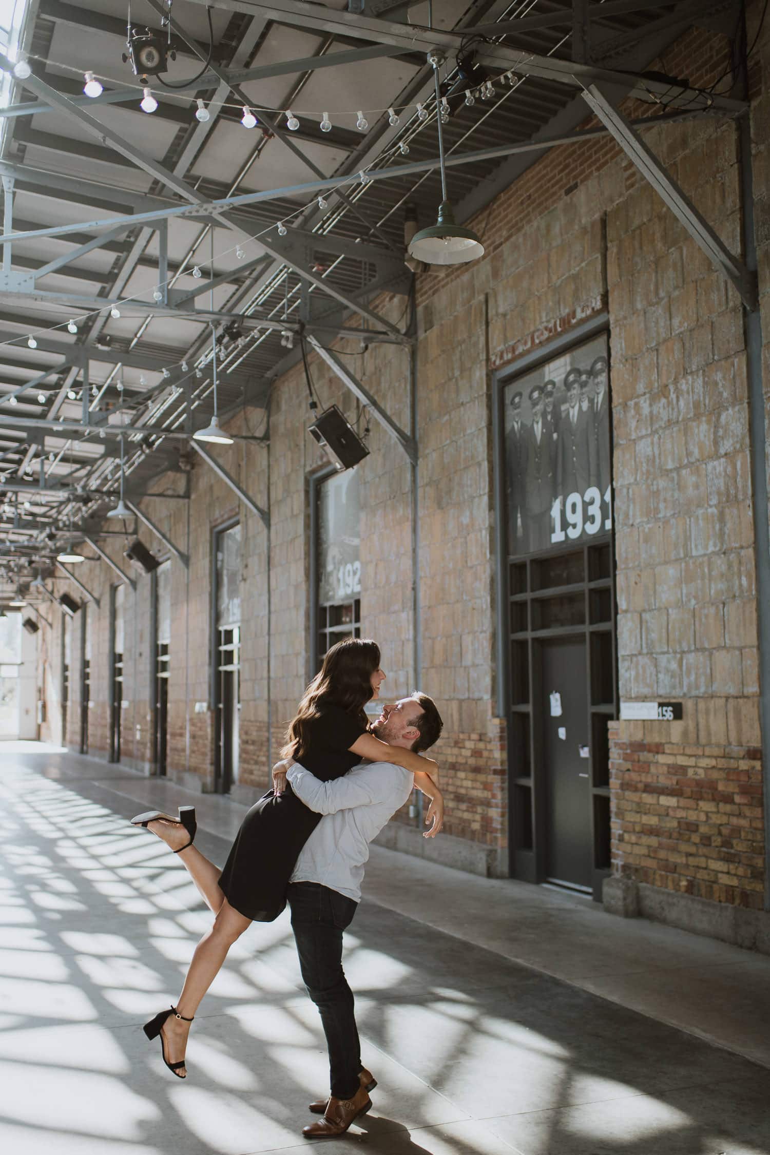 Wychwood Barns Indoor Engagement Photo