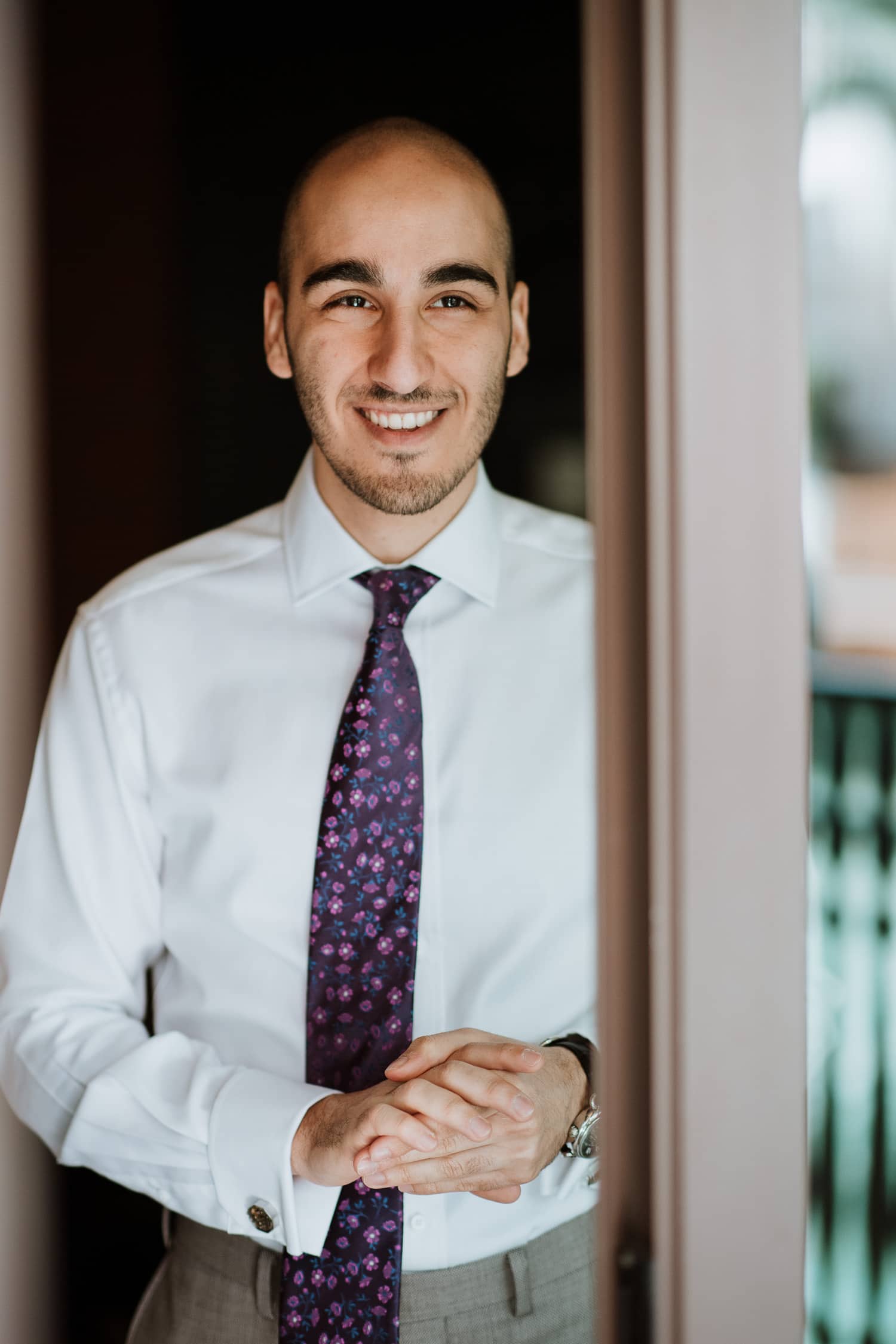 Destination Persian Wedding Groom Portrait