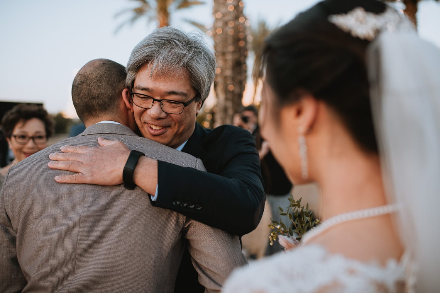 Dubai Outdoor Wedding father of the bride