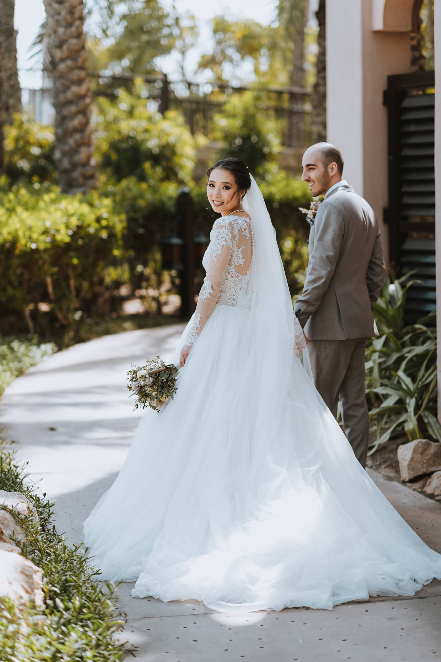 Dubai Wedding Whimsical Portrait Jumeirah Al Qasr