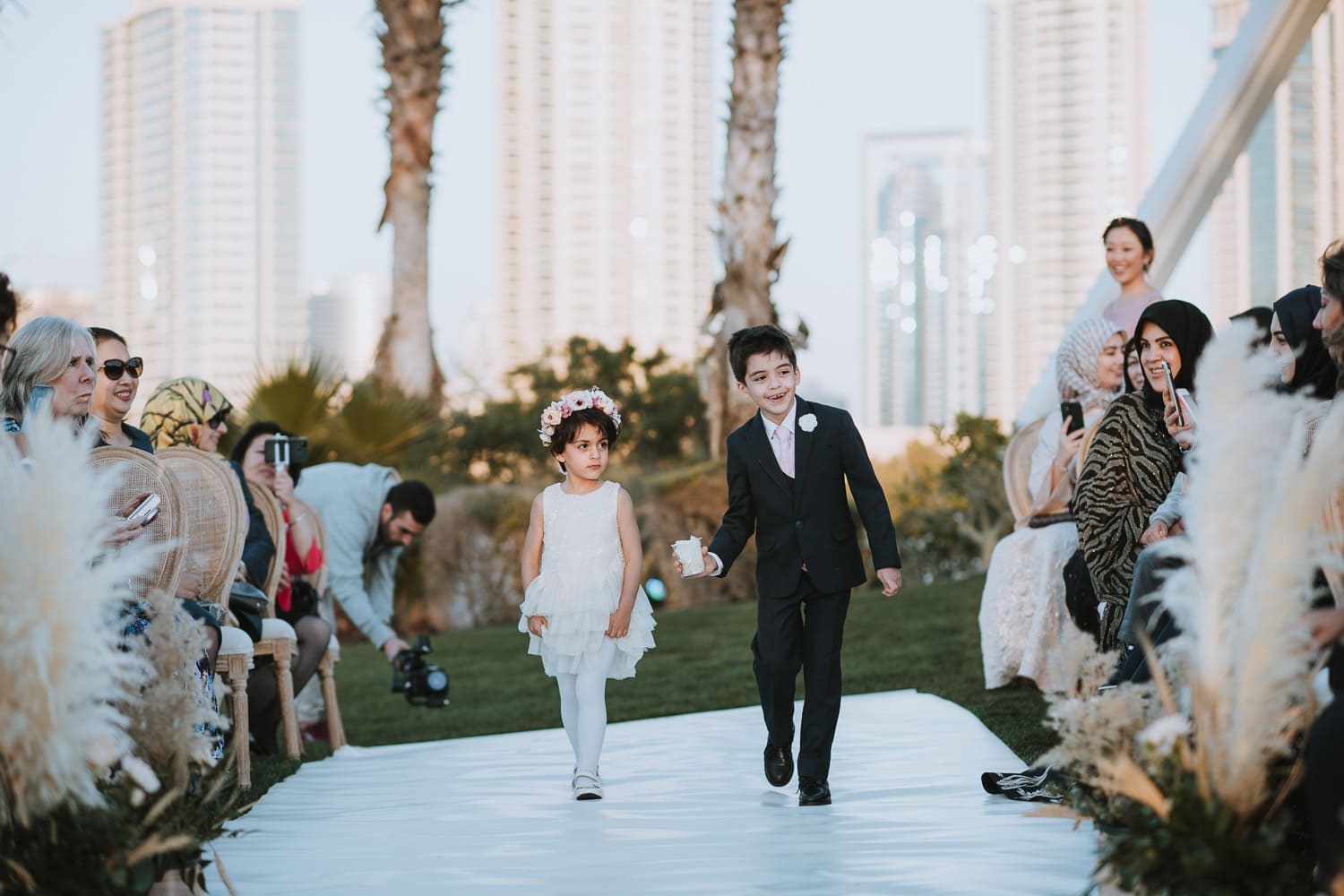 Persian Wedding Flower girl and ring boy